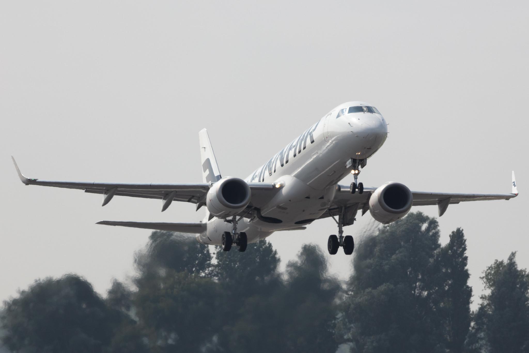 Amsterdam Schiphol: Finnair (AY / FIN) | Operator: NORRA |  Embraer E190LR E190 | OH-LKL | MSN 19000153