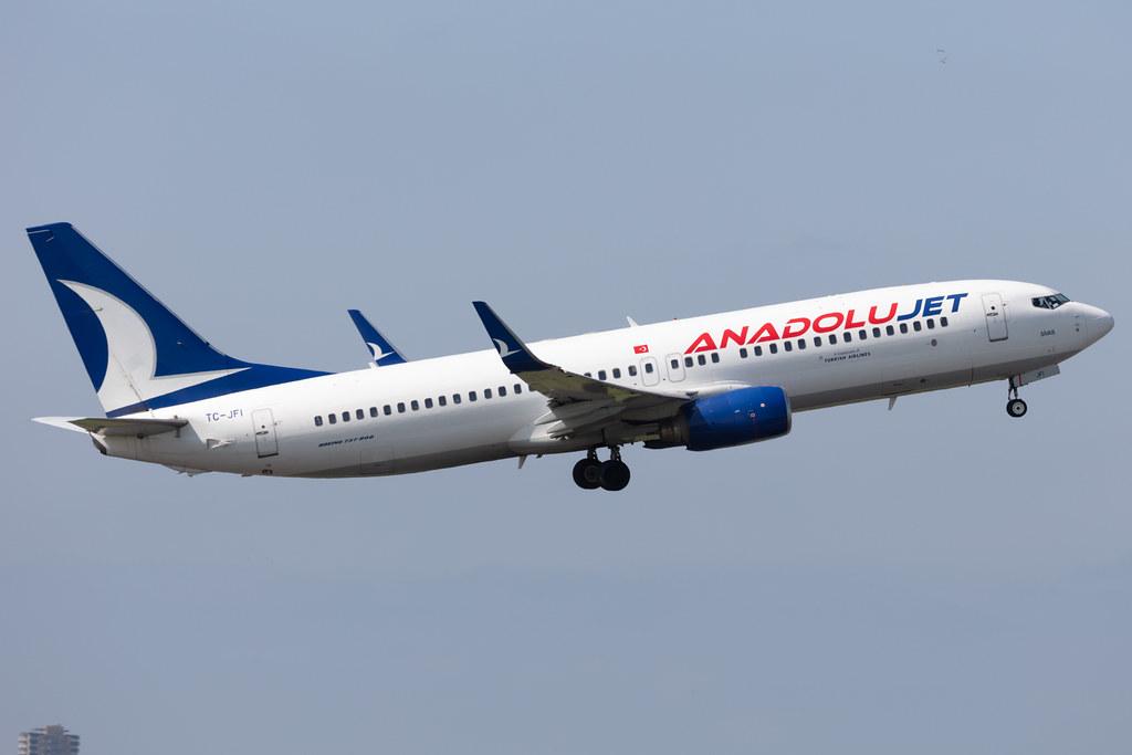 Amsterdam Schiphol: AnadoluJet (TK / THY) | Operator: Turkish Airlines | Boeing 737-8F2 B738 | TC-JFI | MSN 29771