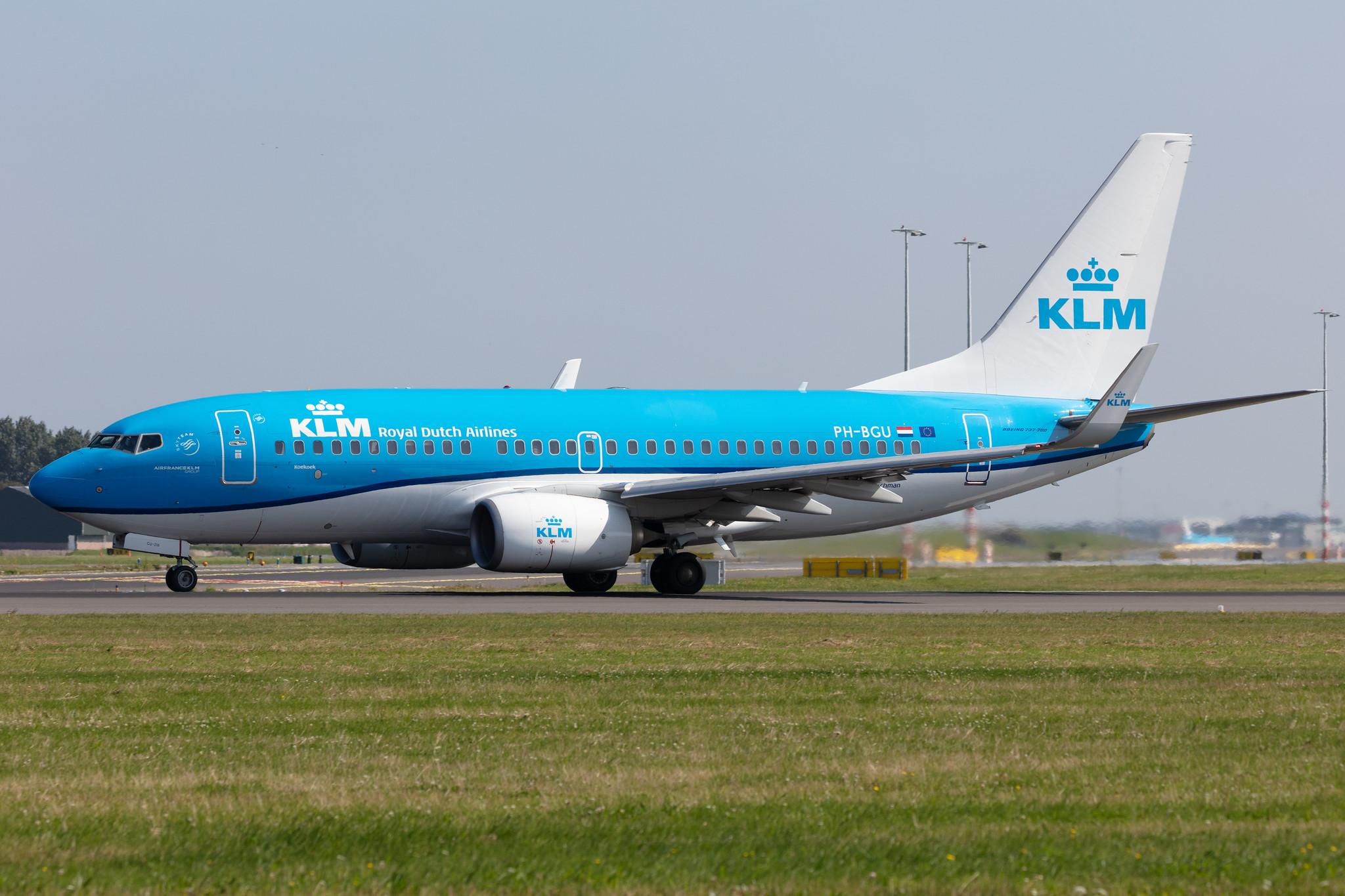 Amsterdam Schiphol: KLM (KL / KLM) |  Boeing 737-7K2 B737 | PH-BGU | MSN 39257