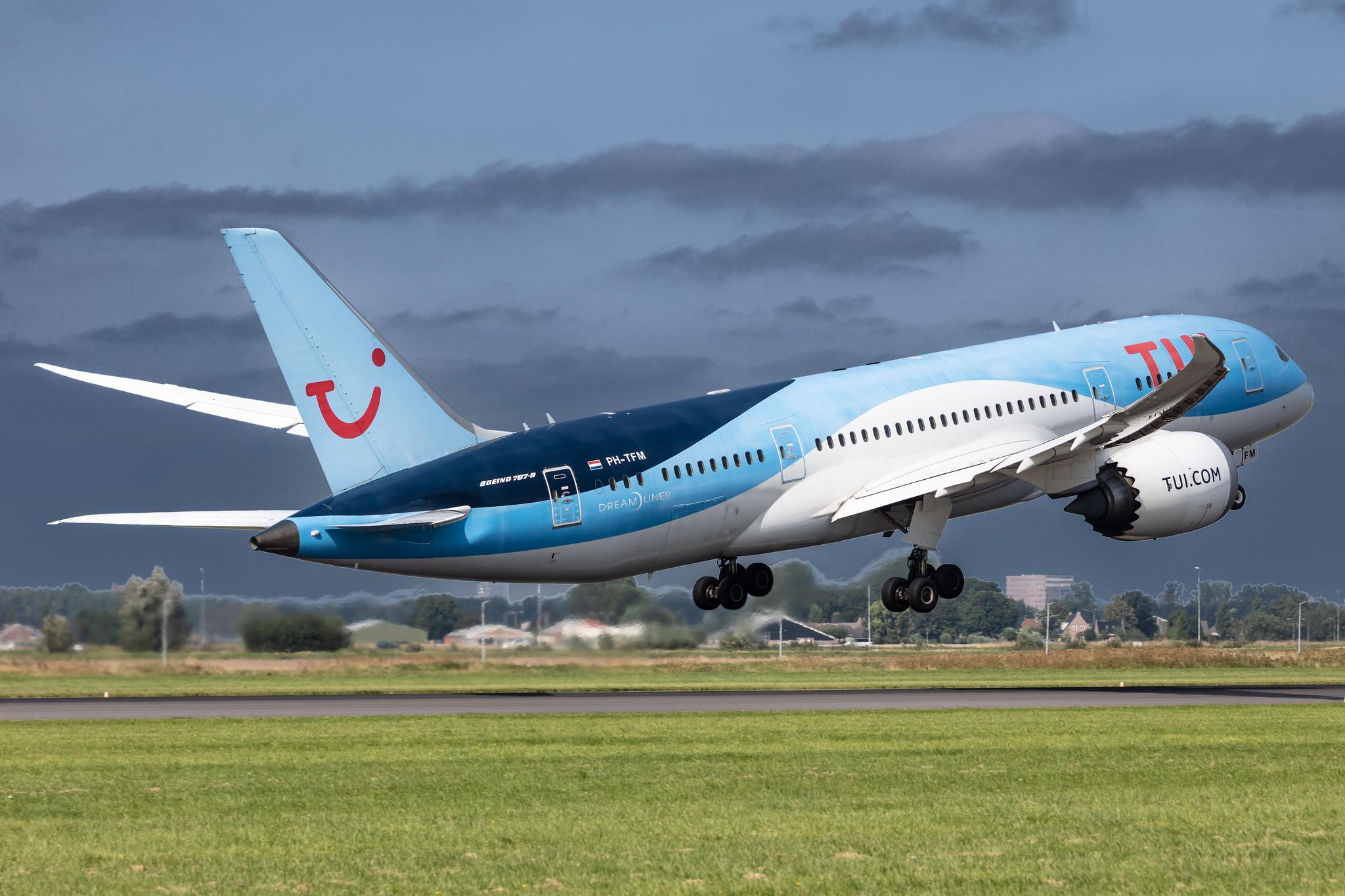 Amsterdam Schiphol: TUI (X3 / TUI) | Operator: TUI fly Netherlands |  Boeing 787-8 Dreamliner B788 | PH-TFM | MSN 36429