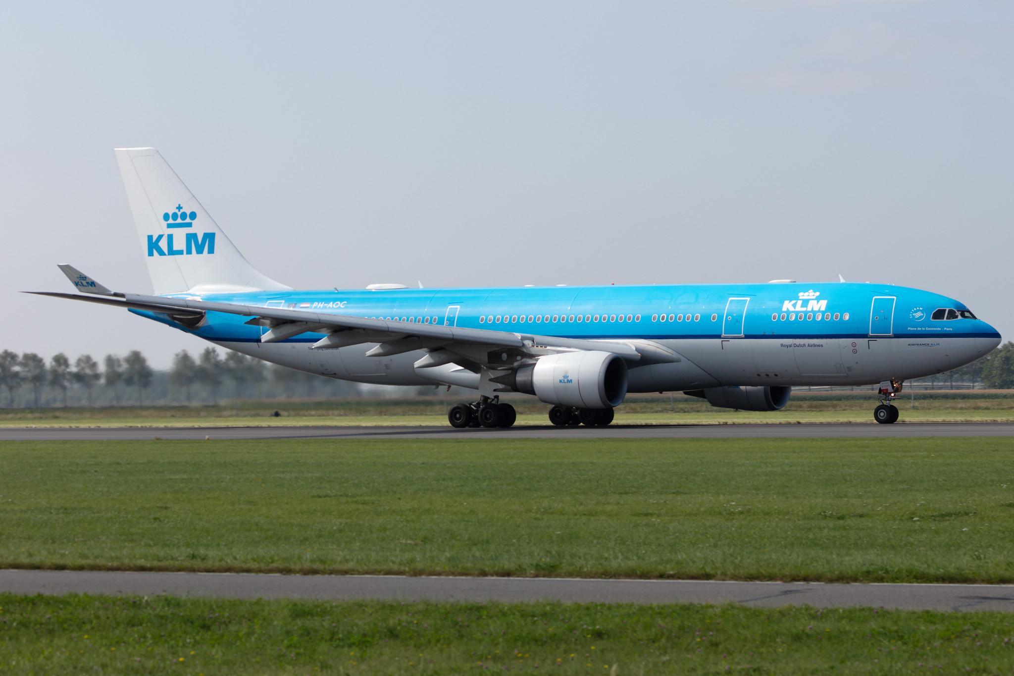 Amsterdam Schiphol: KLM (KL / KLM) |  Airbus A330-203 A332 | PH-AOC | MSN 0703