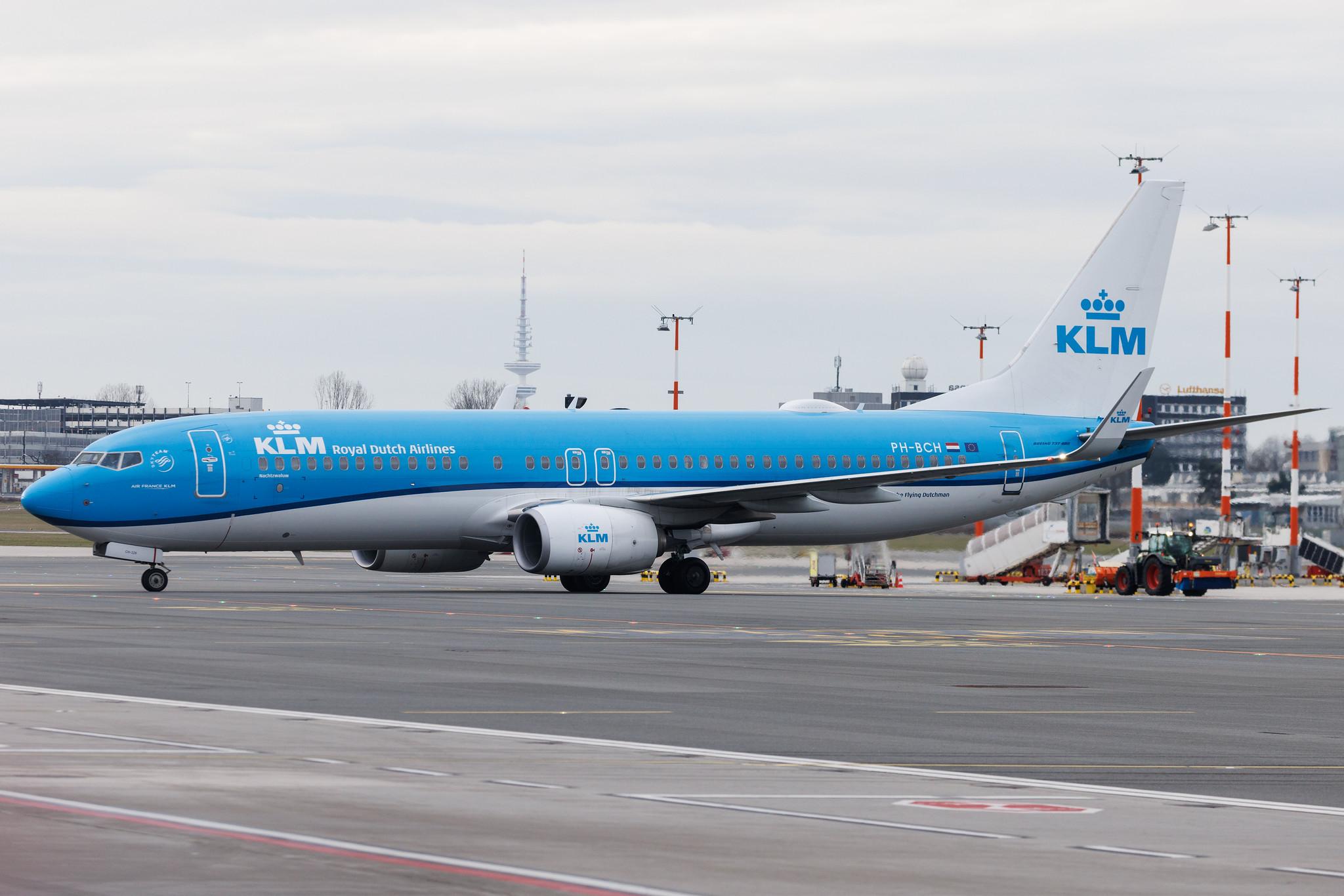 Hamburg Airport: KLM (KL / KLM) | Boeing 737-8K2 B738 | PH-BCH | MSN 62579