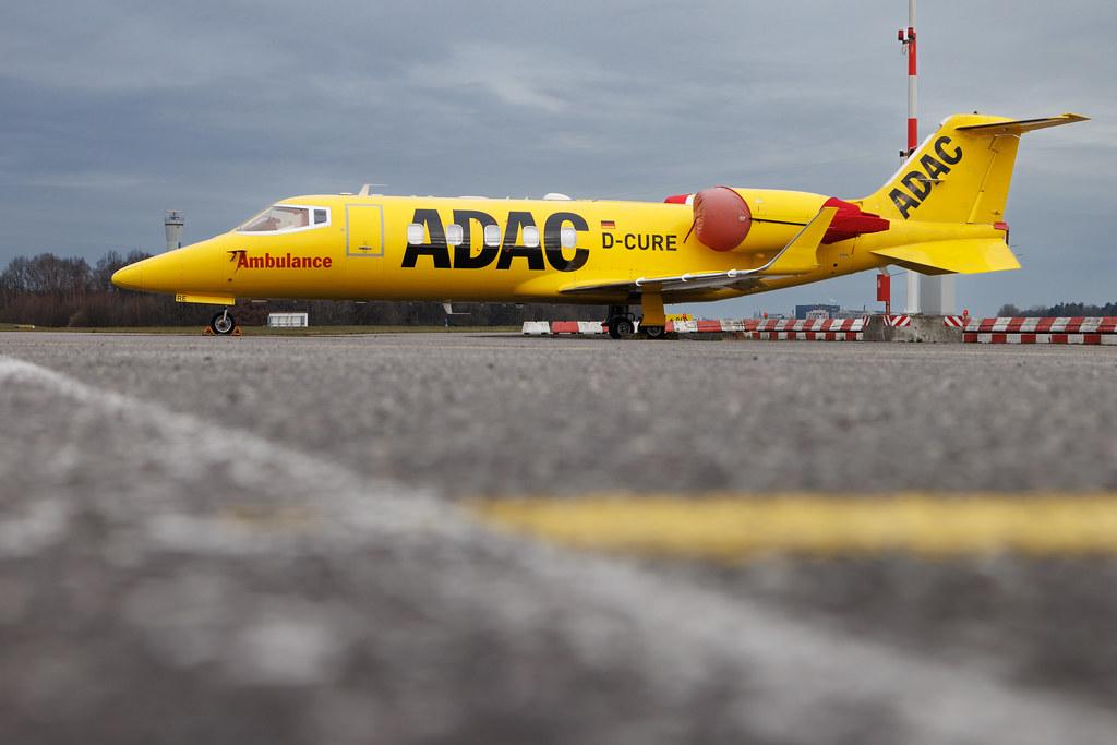 Hamburg Airport: Aero-Dienst (/ ADN) | Learjet 60XR LJ60 | D-CURE | MSN 60-379