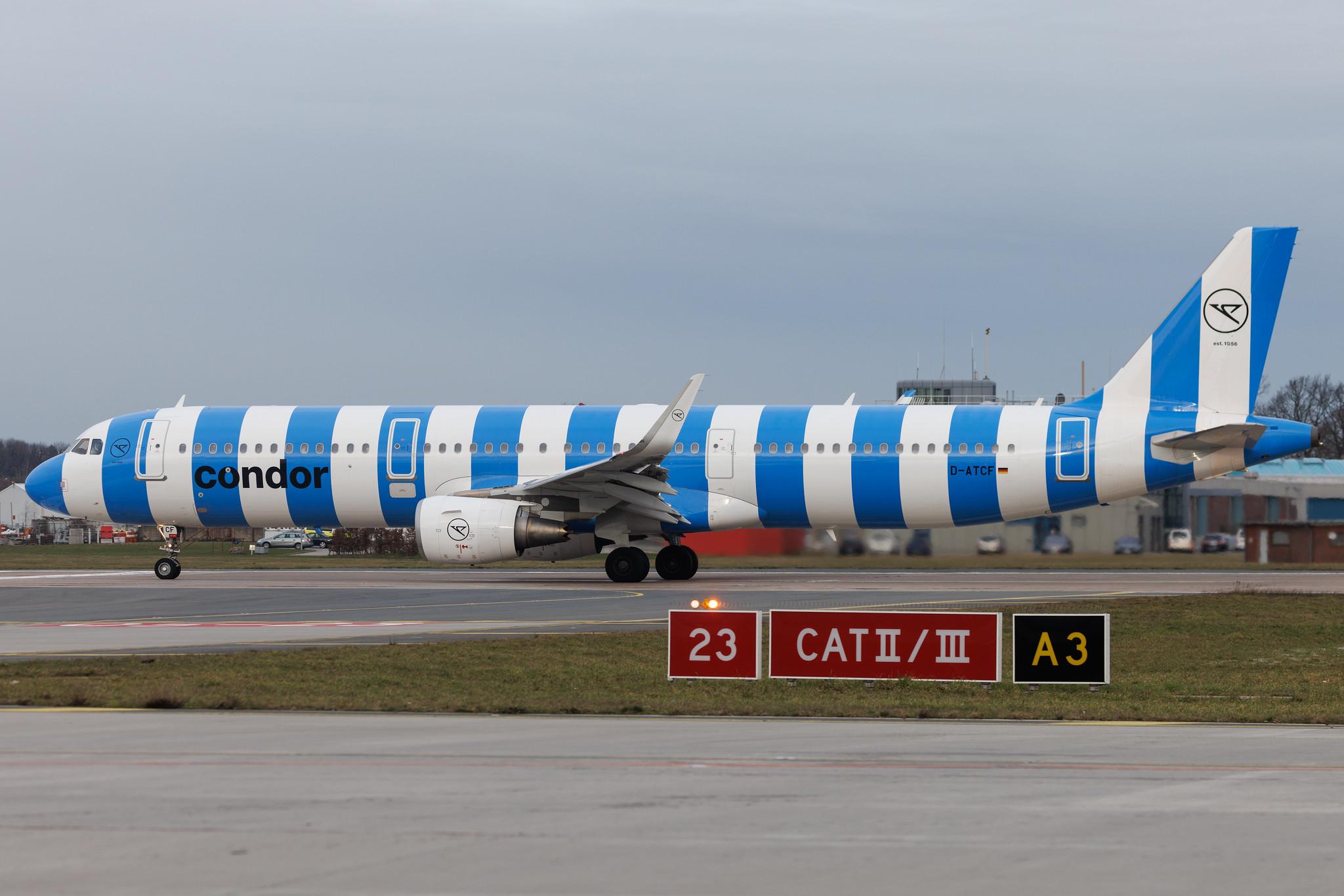 Hamburg Airport: Condor (DE / CFG) | Airbus A321-211 A321 | D-ATCF | MSN 5843