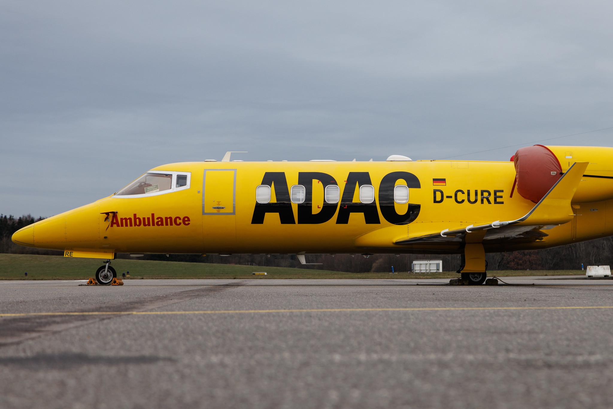 Hamburg Airport: Aero-Dienst (/ ADN) | Learjet 60XR LJ60 | D-CURE | MSN 60-379