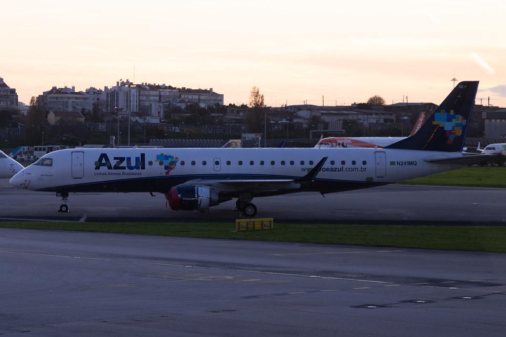 Aeroporto de Lisboa: Azul Linhas Aereas (AD / AZU) | Embraer E190AR E190 | N241MQ | MSN 19000241