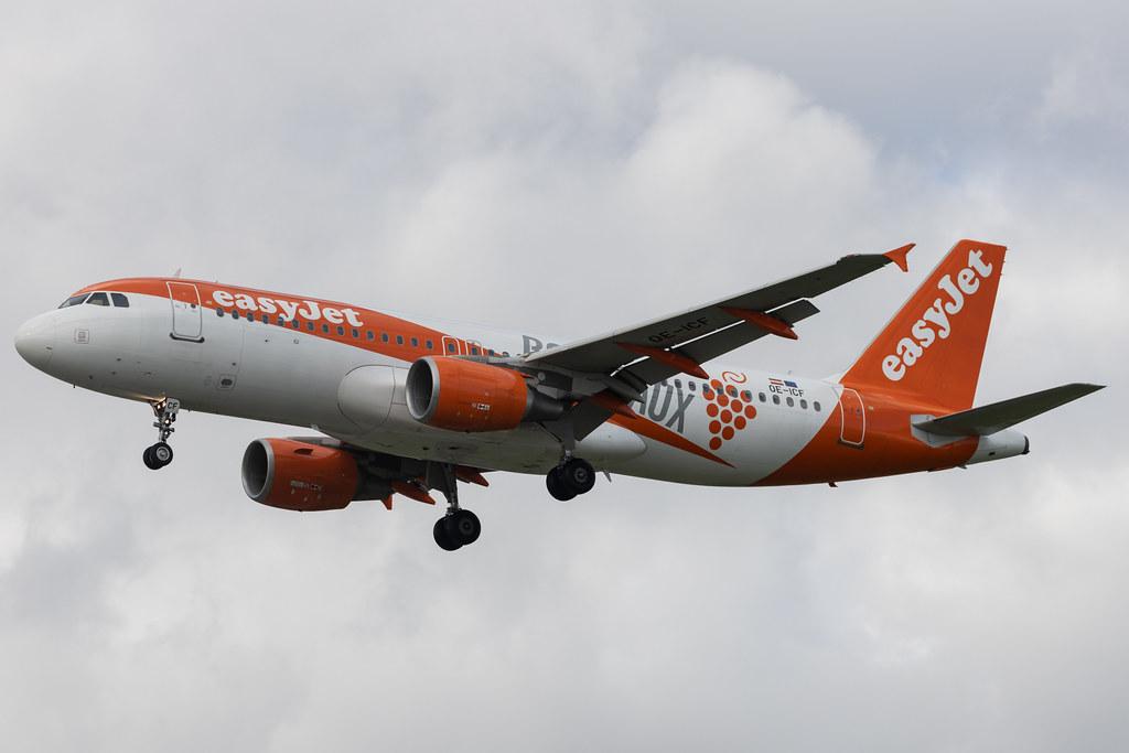 Aeroporto de Lisboa: easyJet (U2 / EZY) | Livery: Bordeaux Livery | Operator: easyJet Europe | Airbus A320-214 A320 | OE-ICF | MSN 4708