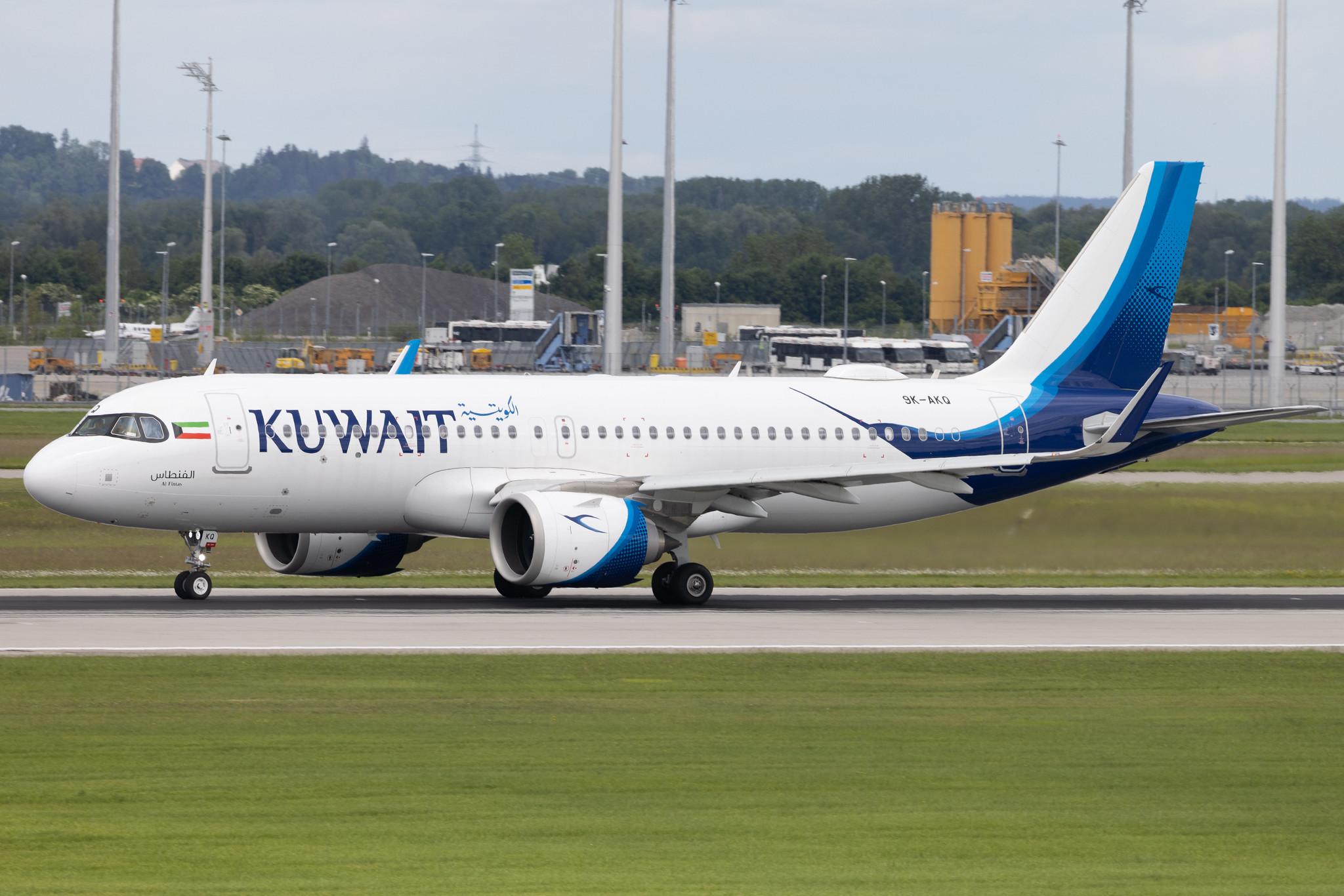Munich Airport: Kuwait Airways (KU / KAC) | Airbus A320-251N A20N | 9K-AKQ | MSN 10060