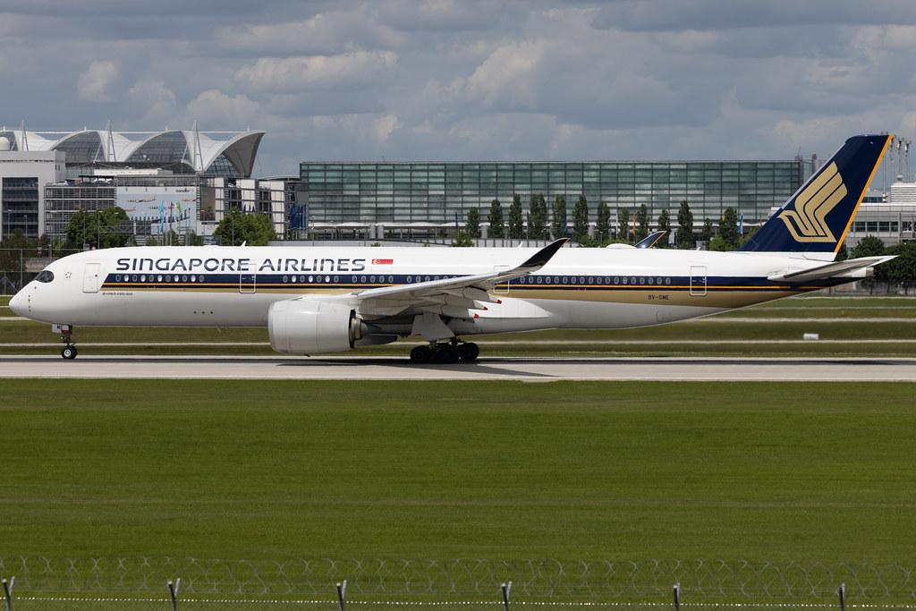 Munich Airport: Singapore Airlines (SQ / SIA) | Airbus A350-941 A359 | 9V-SME | MSN 041