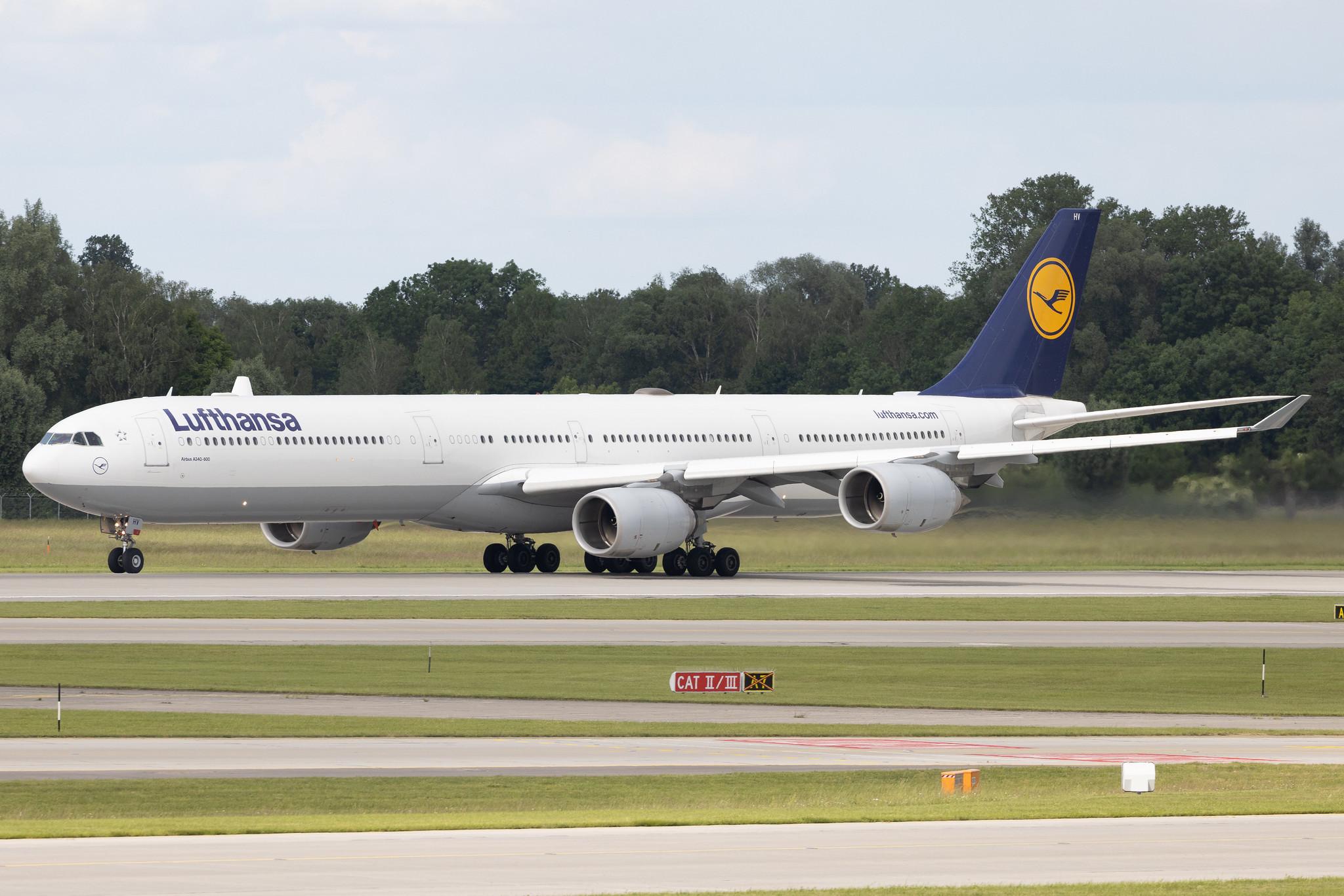 Munich Airport: Lufthansa (LH / DLH) | Airbus A340-642 A346 | D-AIHV | MSN 0897