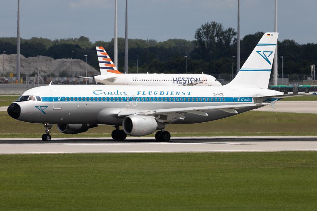 Munich Airport: Condor (DE / CFG) | Livery: Retro Livery | Airbus A320-212 A320 | D-AICH | MSN 0971