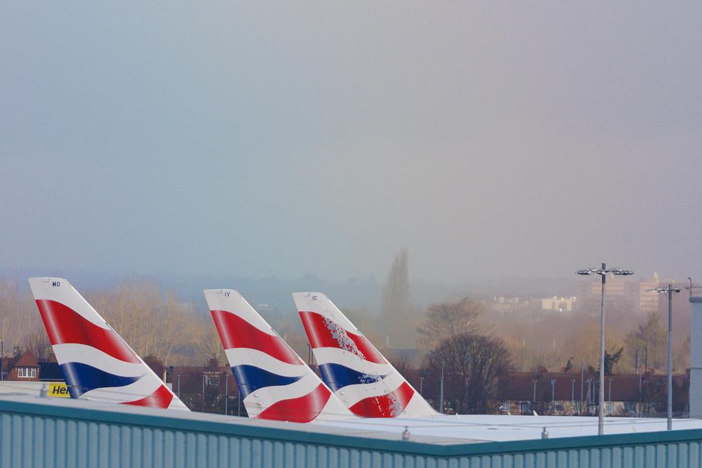 London Heathrow: British Airways Tails