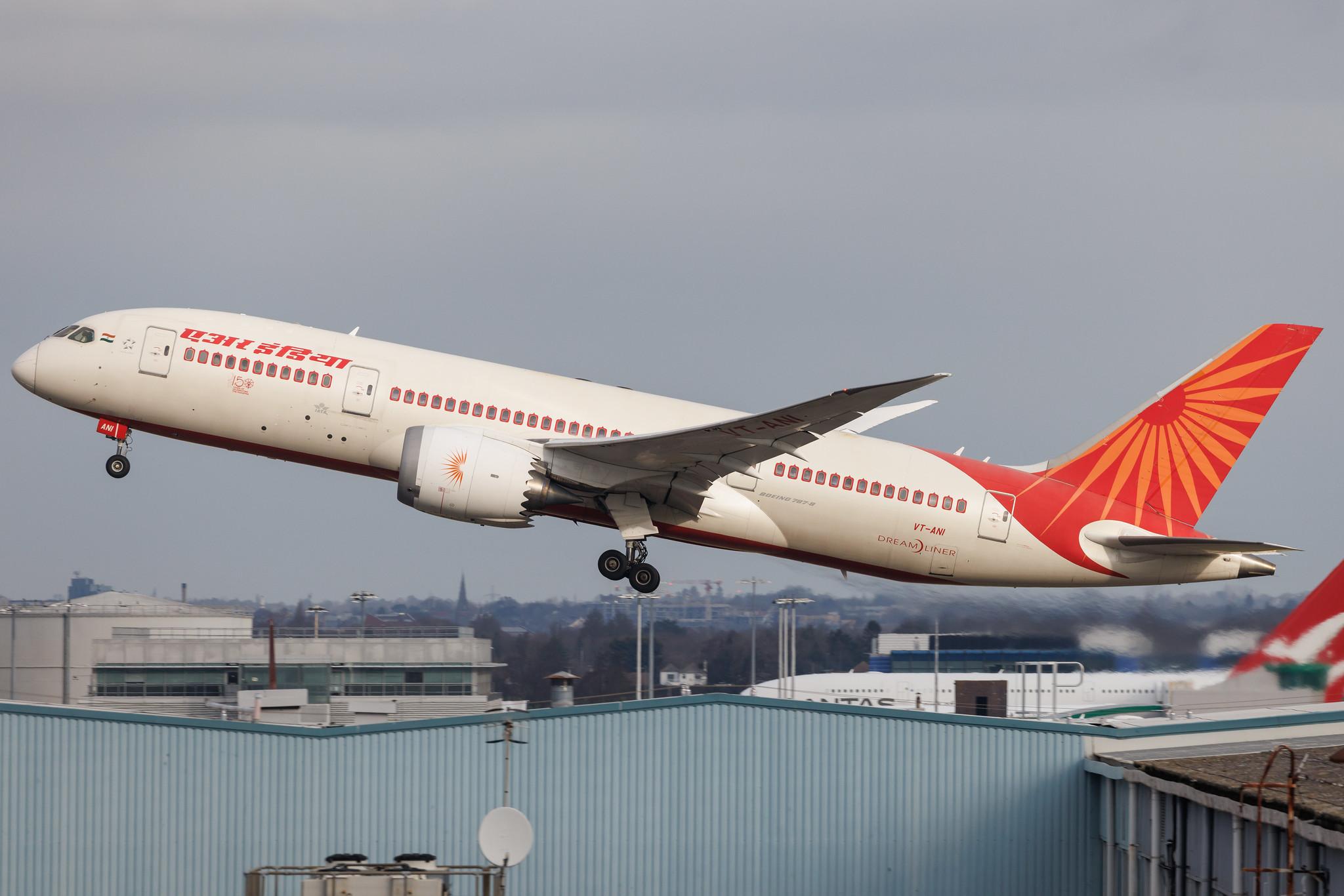 London Heathrow: Air India (AI / AIC) | Boeing 787-8 Dreamliner B788 | VT-ANI | MSN 36277