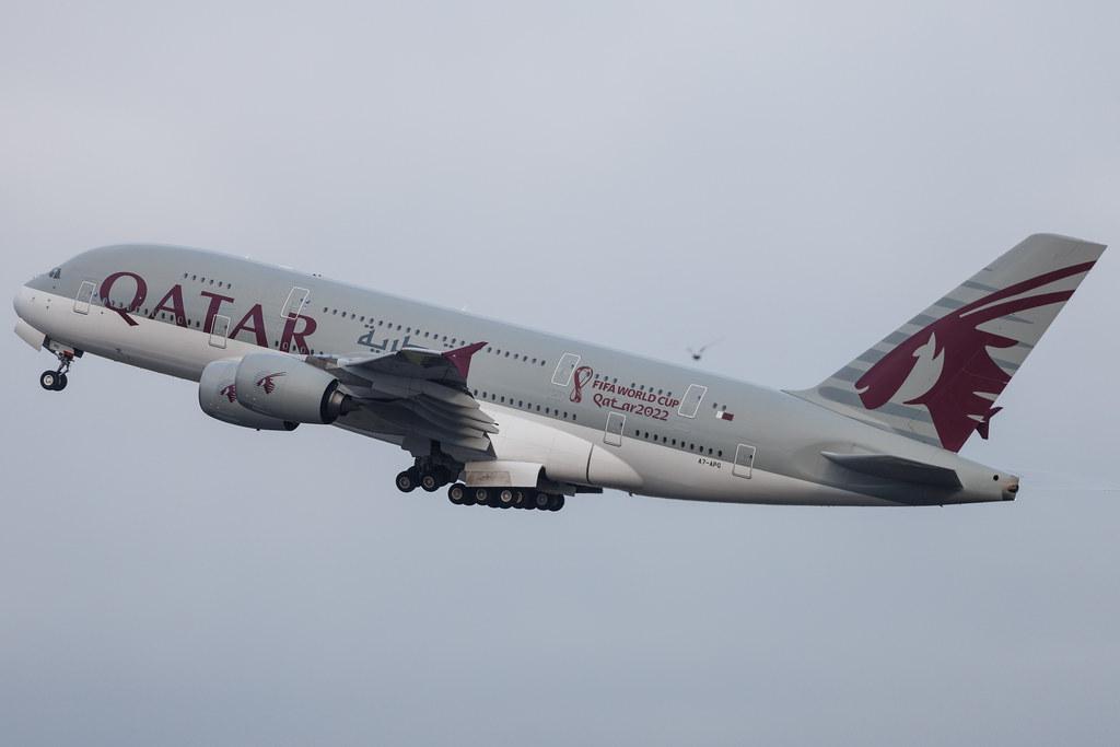 London Heathrow: Qatar Airways (QR / QTR) | Airbus A380-861 A388 | A7-APG | MSN 193