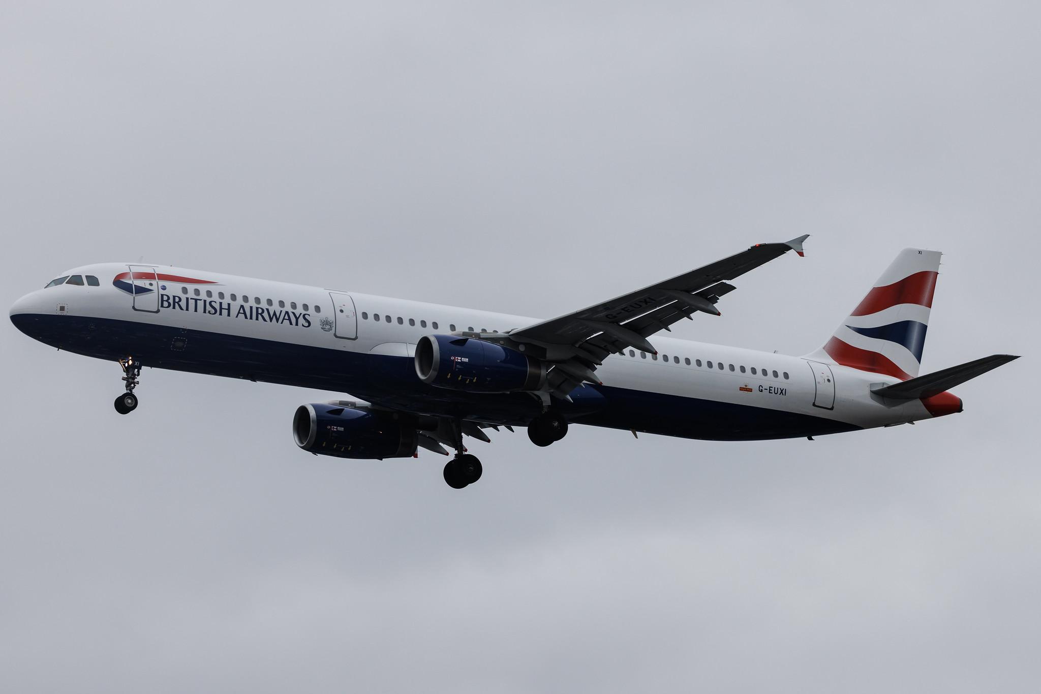 London Heathrow: British Airways (BA / BAW) | Airbus A321-231 A321 | G-EUXI | MSN 2536