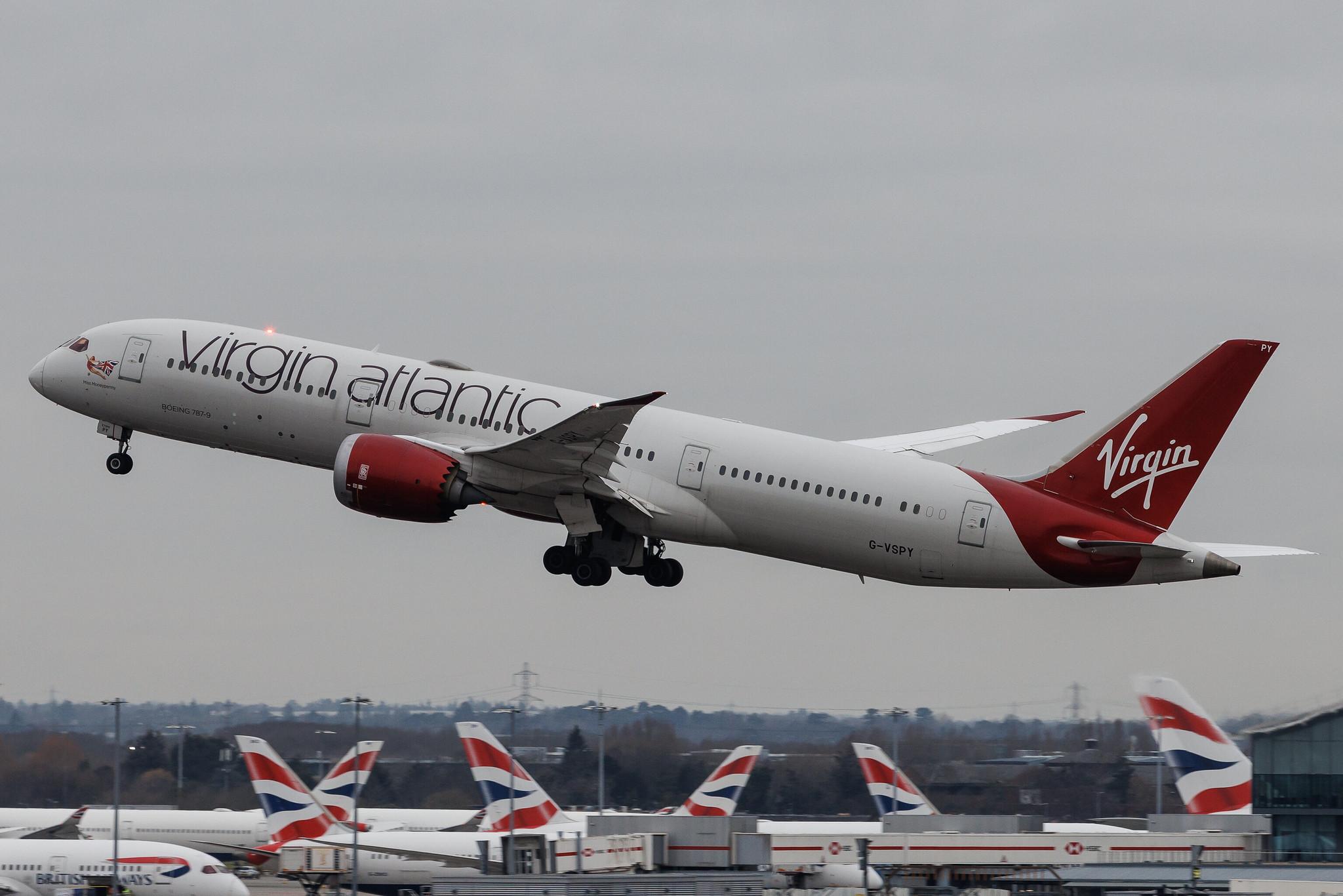 London Heathrow: Virgin Atlantic (VS / VIR) | Boeing 787-9 Dreamliner B789 | G-VSPY | MSN 37973