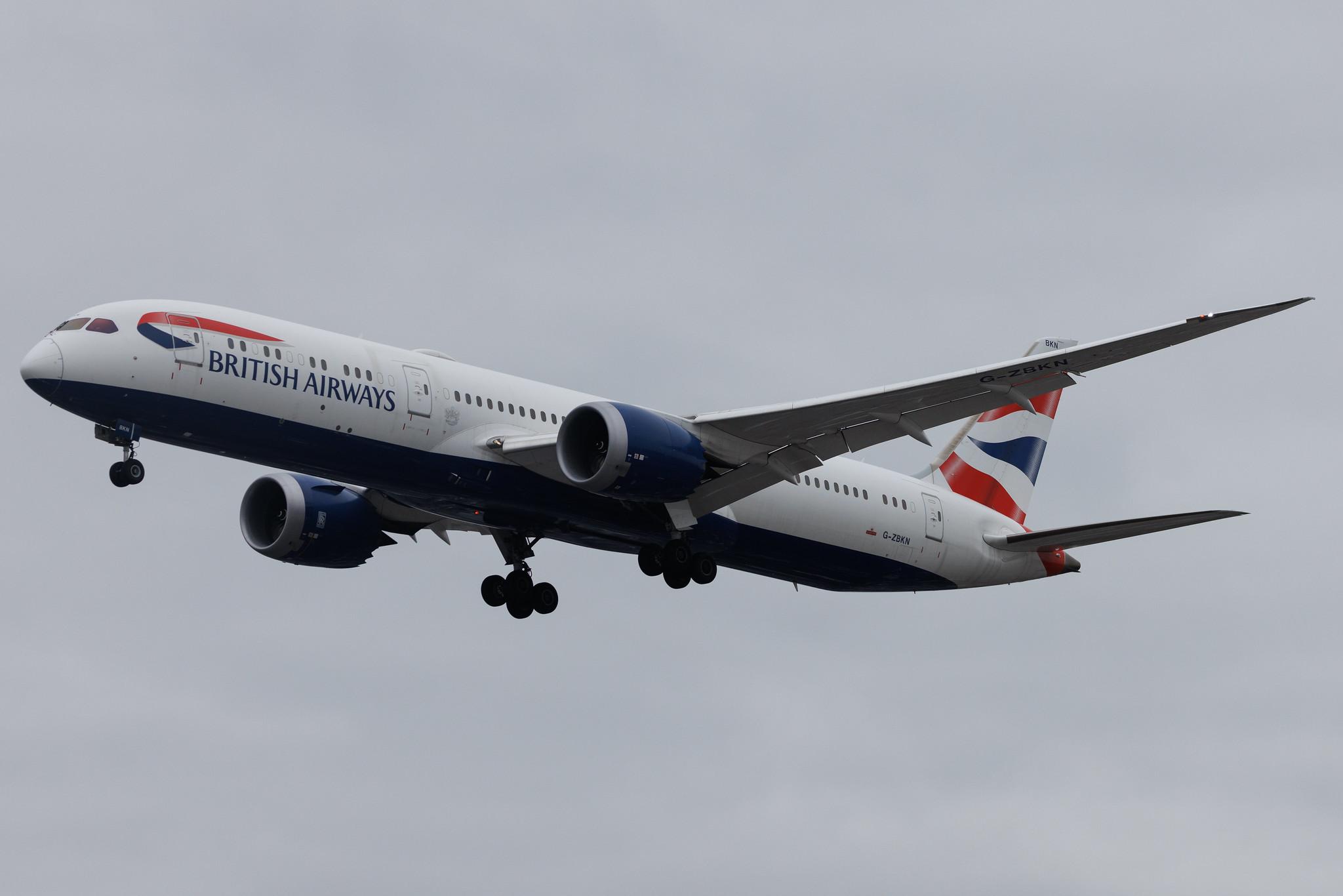 London Heathrow: British Airways (BA / BAW) | Boeing 787-9 Dreamliner B789 | G-ZBKN | MSN 38630