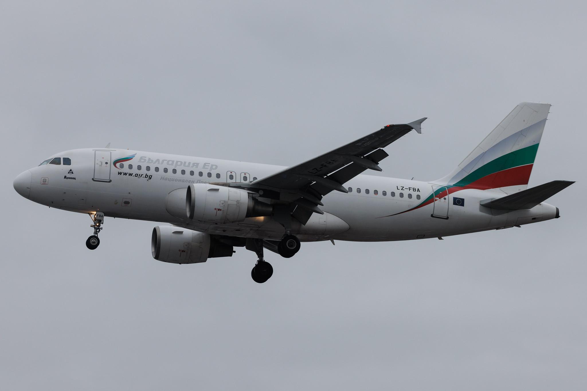 London Heathrow: Bulgaria Air (FB / LZB) | Airbus A319-112 A319 | LZ-FBA | MSN 3564