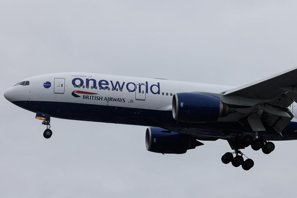 London Heathrow: British Airways (BA / BAW) |  Livery: Oneworld Livery |  Boeing 777-236(ER) B772 | G-YMMU | MSN 36519