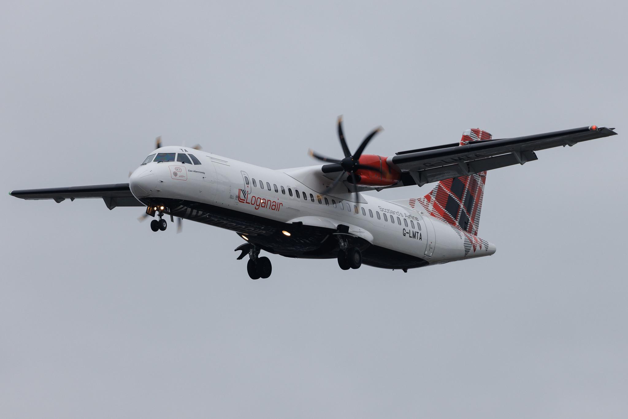 London Heathrow: Loganair (LM / LOG) |  ATR 72-600 AT76 | G-LMTA | MSN 1265
