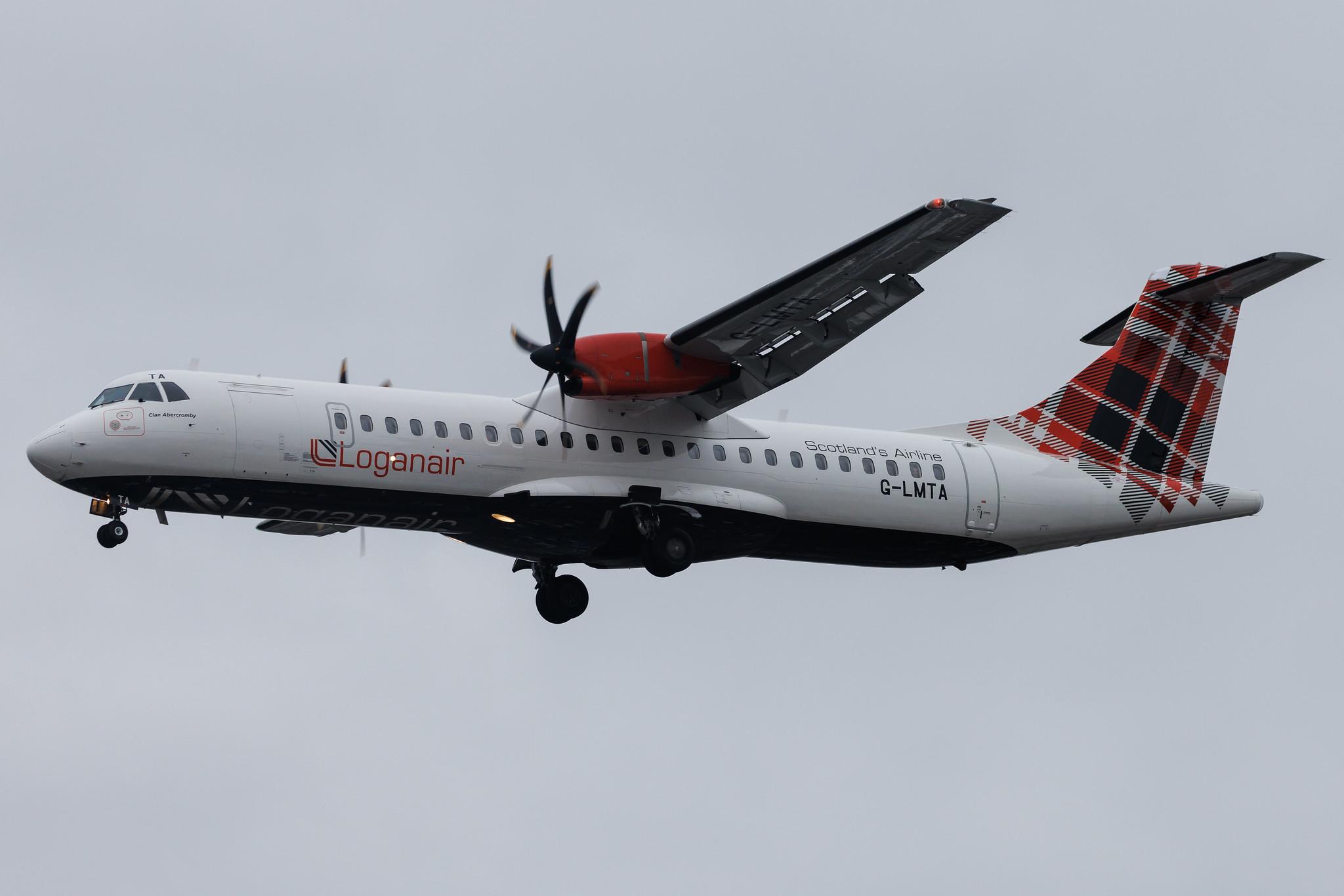 London Heathrow: Loganair (LM / LOG) |  ATR 72-600 AT76 | G-LMTA | MSN 1265