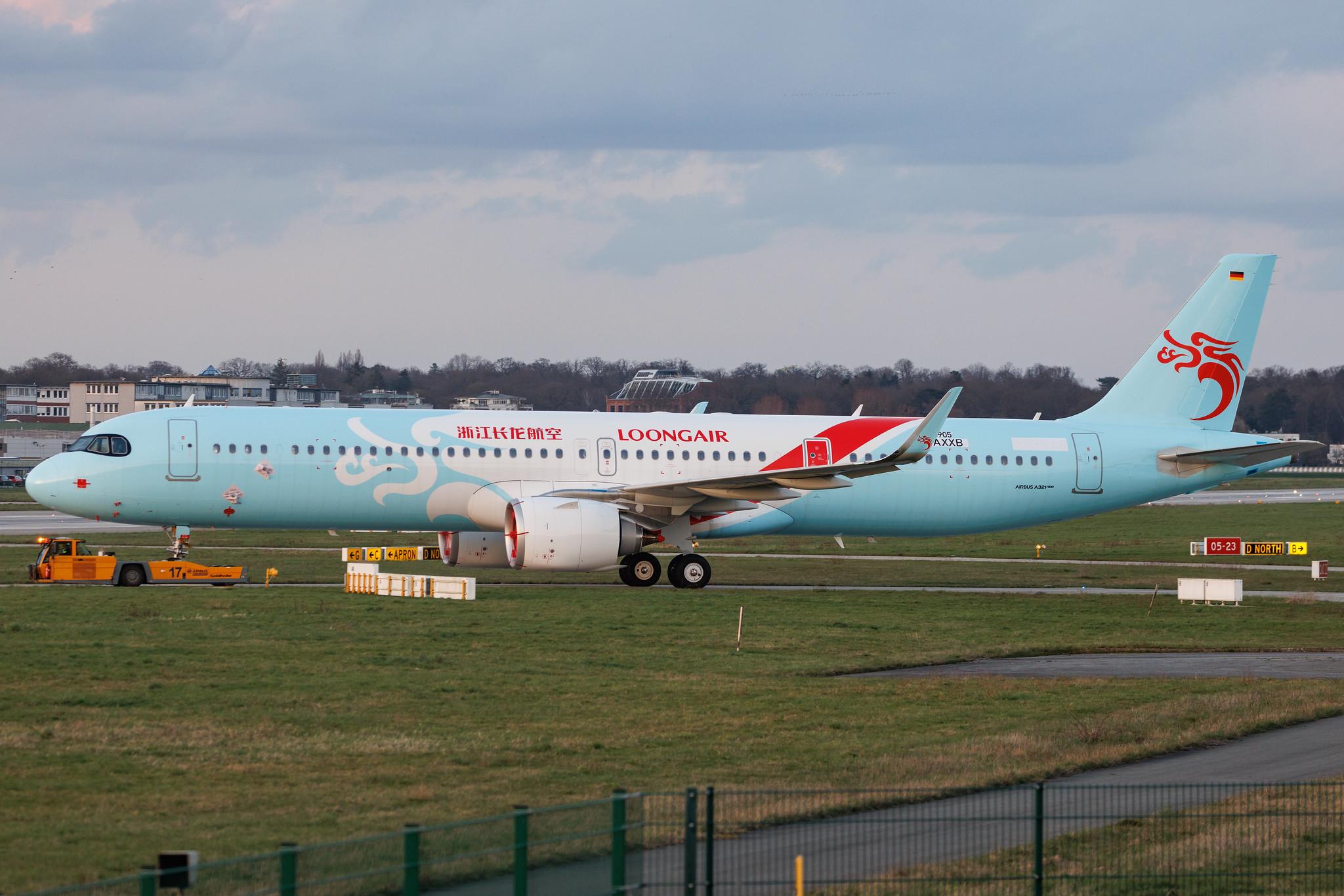 Hamburg Finkenwerder: Loong Air (GJ / CDC) | Airbus A321-251NX A21N | D-AXXB | MSN 10905