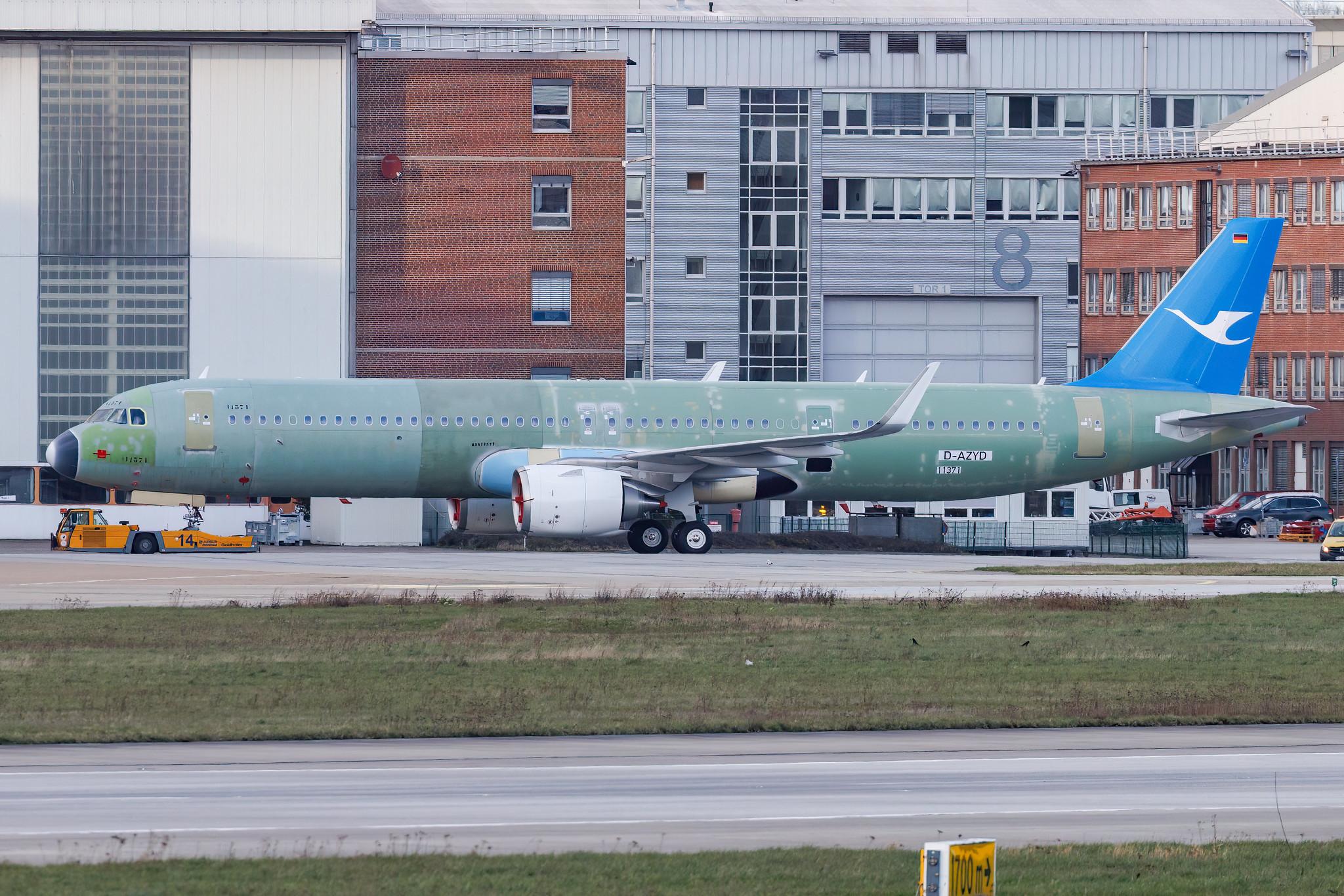 Hamburg Finkenwerder: Xiamen Airlines (MF / CXA) | Airbus A321-251NX A21N | D-AZYD | MSN 11371