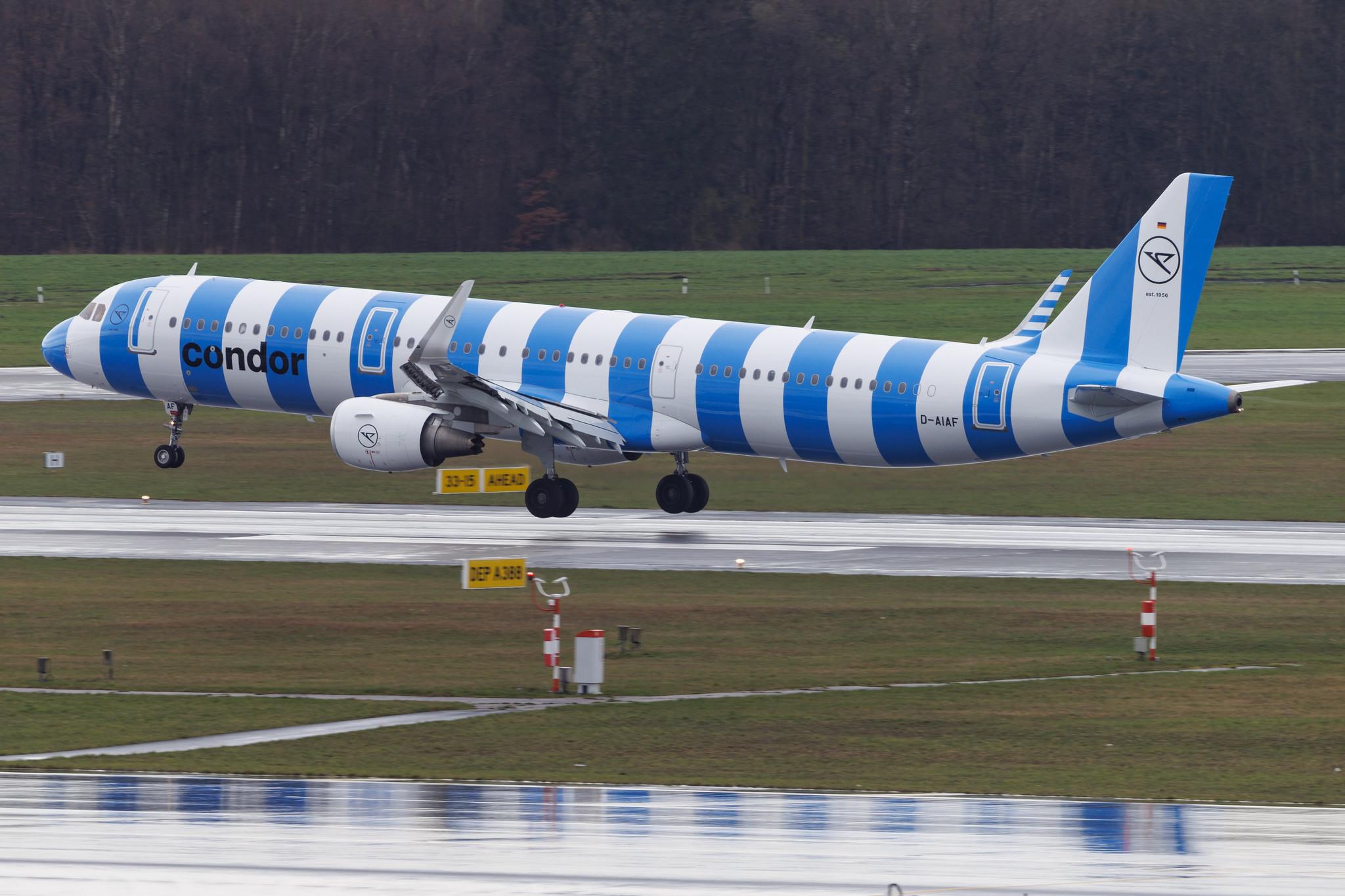 Hamburg Airport: Condor (DE / CFG) | Airbus A321-211 A321 | D-AIAF | MSN 6459