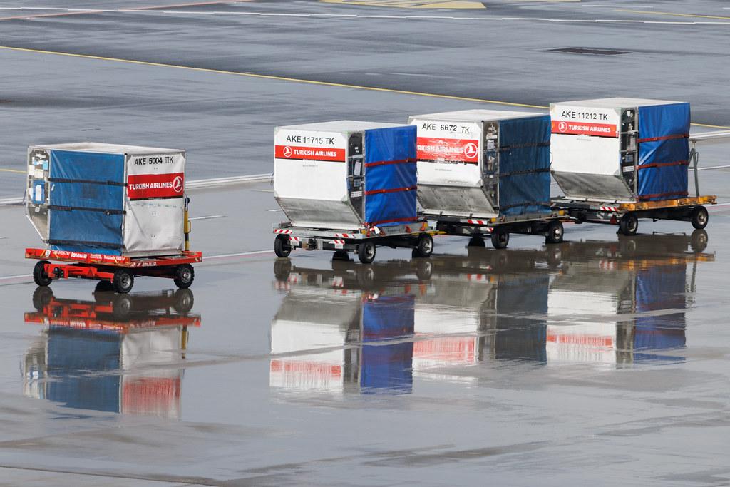 Hamburg Airport: Cargo Container