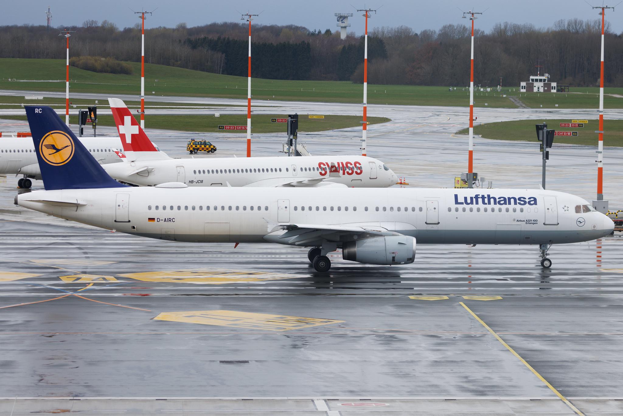 Hamburg Airport: Lufthansa (LH / DLH) | Airbus A321-131 A321 | D-AIRC | MSN 0473