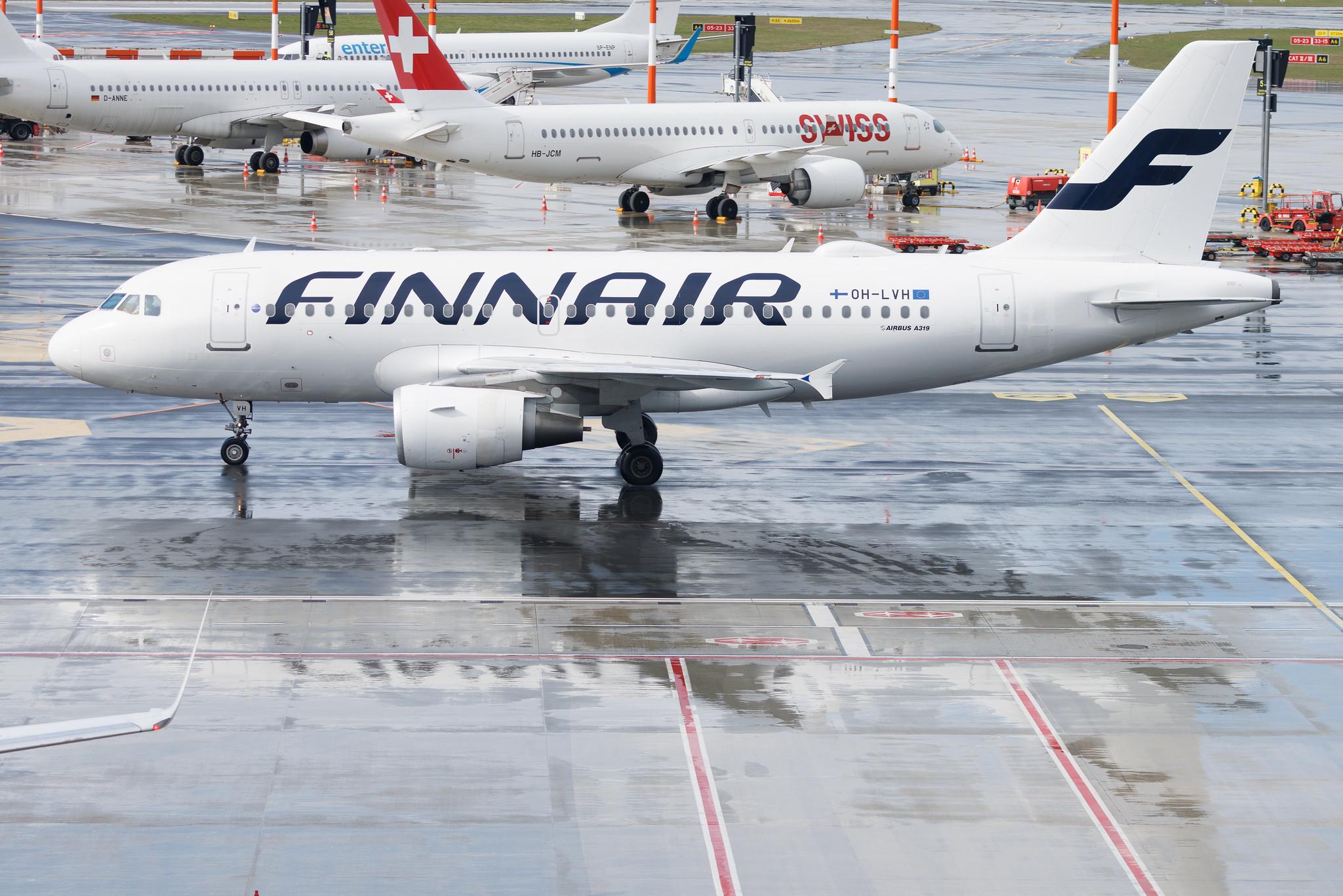 Hamburg Airport: Finnair (AY / FIN) | Airbus A319-112 A319 | OH-LVH | MSN 1184