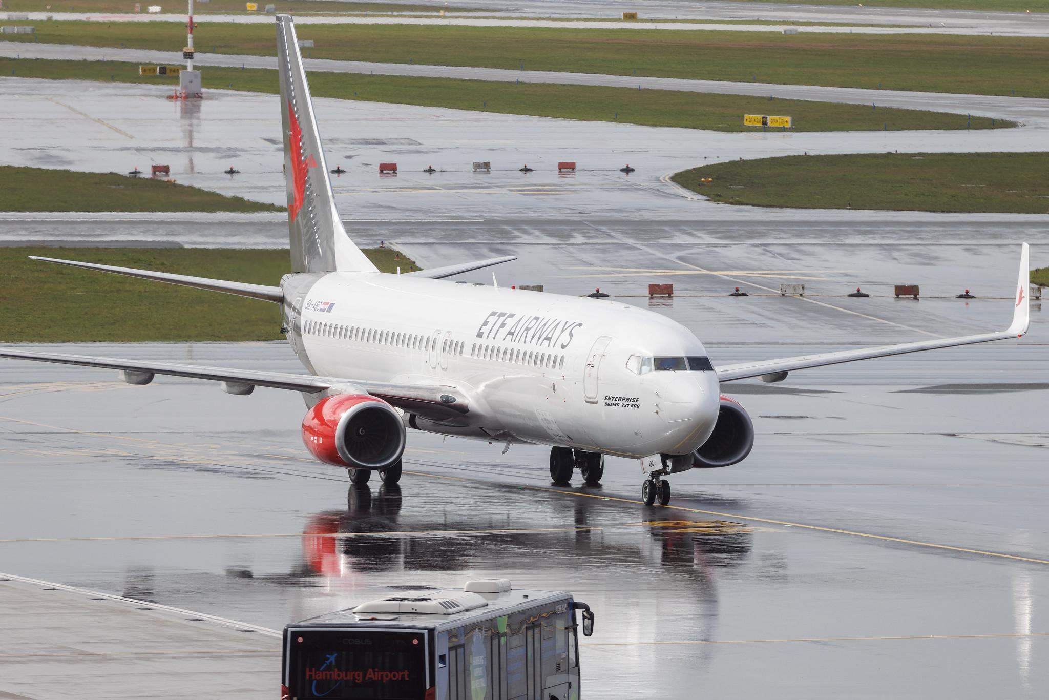 Hamburg Airport: ETF Airways (LI / EZZ) | Boeing 737-8Q8 B738 | 9A-ABC | MSN 30667
