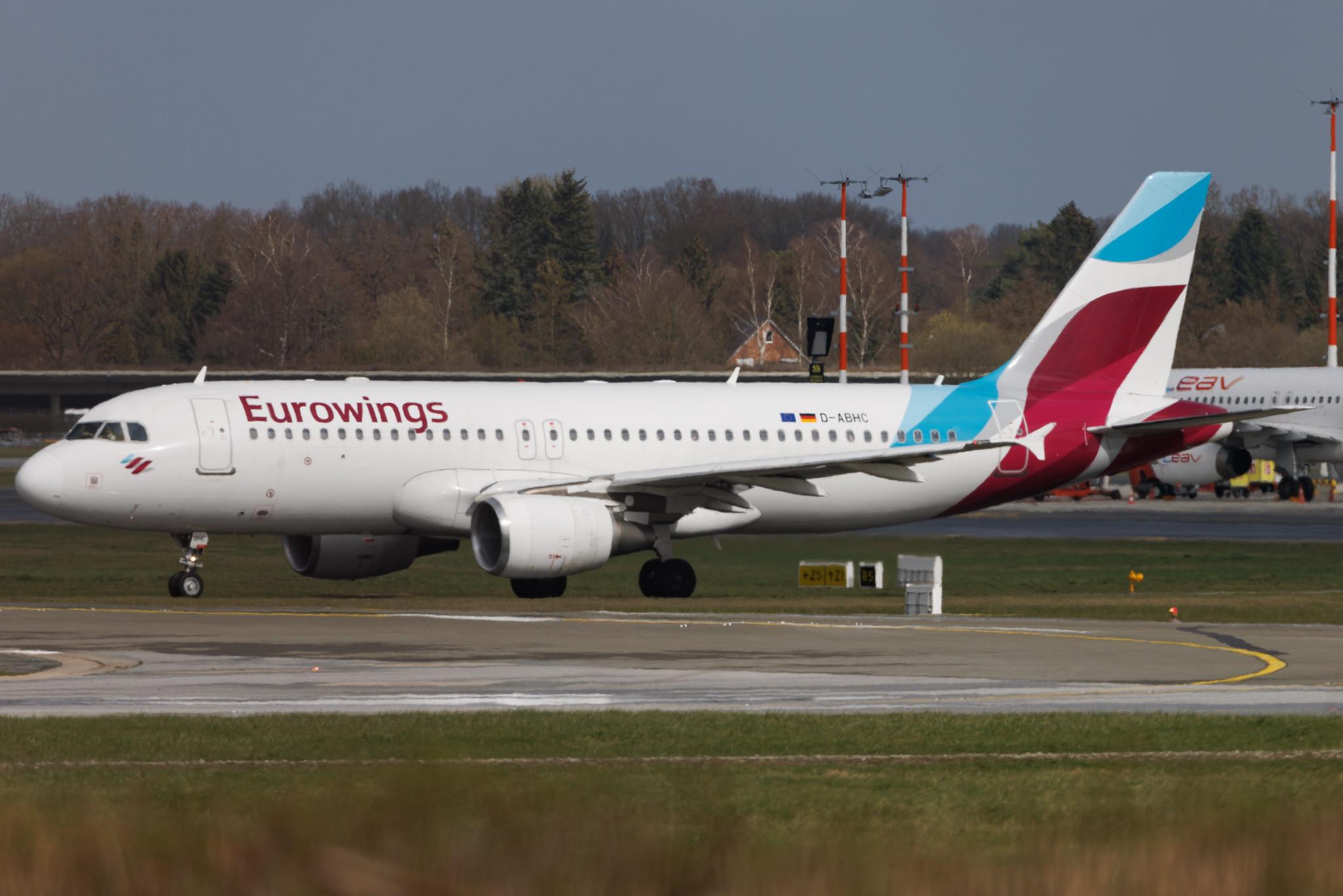 Hamburg Airport: Eurowings (EW / EWG) | Airbus A320-214 A320 | D-ABHC | MSN 3594