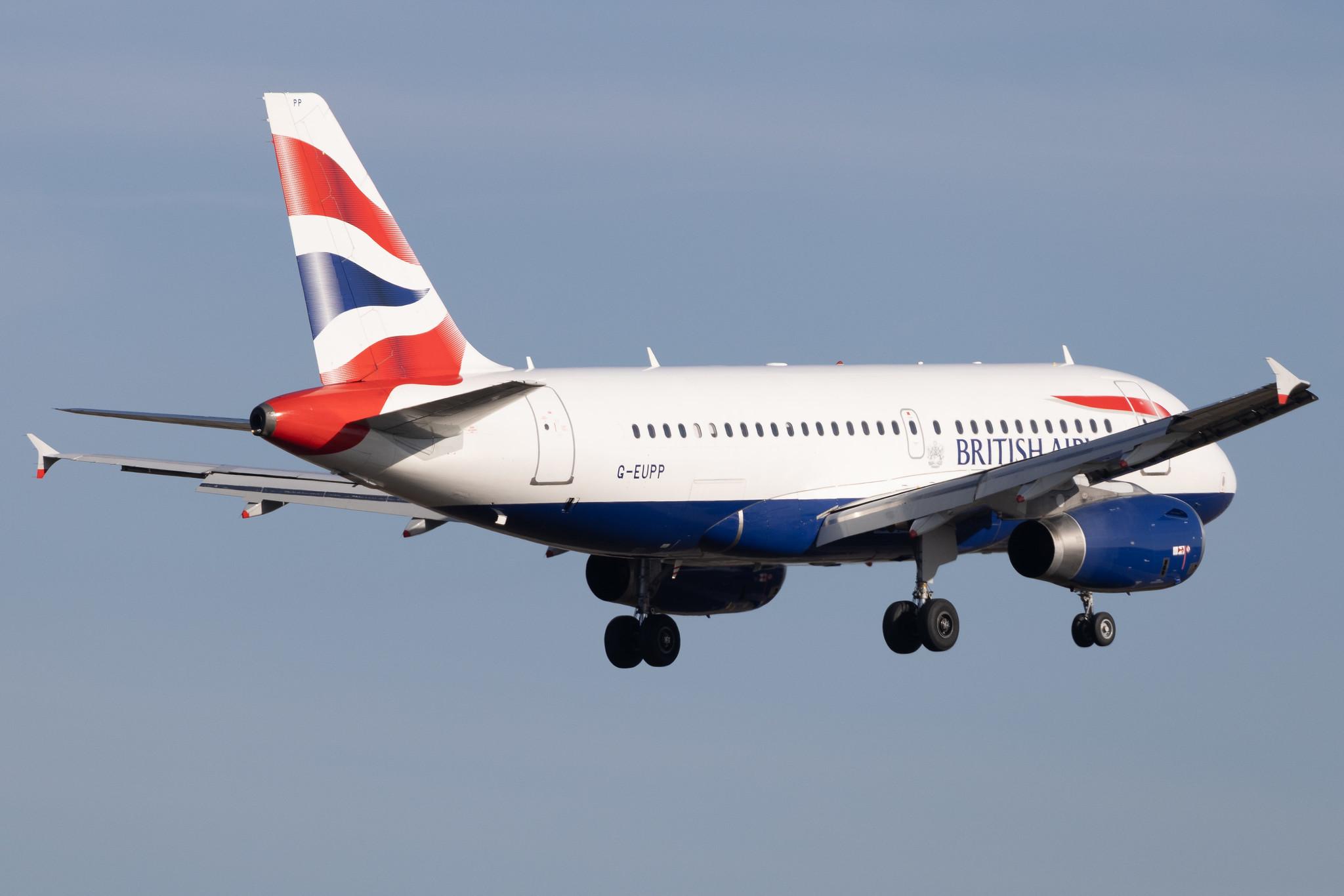 Frankfurt Airport: British Airways (BA / BAW) | Airbus A319-131 A319 | G-EUPP | MSN 1295