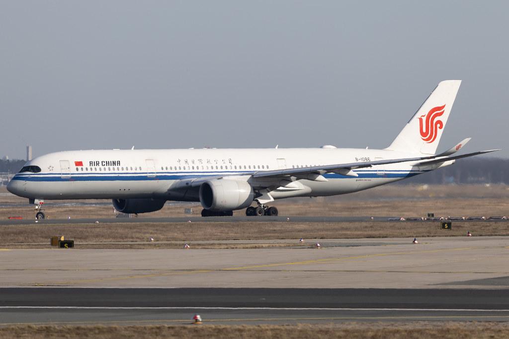 Frankfurt Airport: Air China (CA / CCA) | Airbus A350-941 A359 | B-1086 | MSN 167