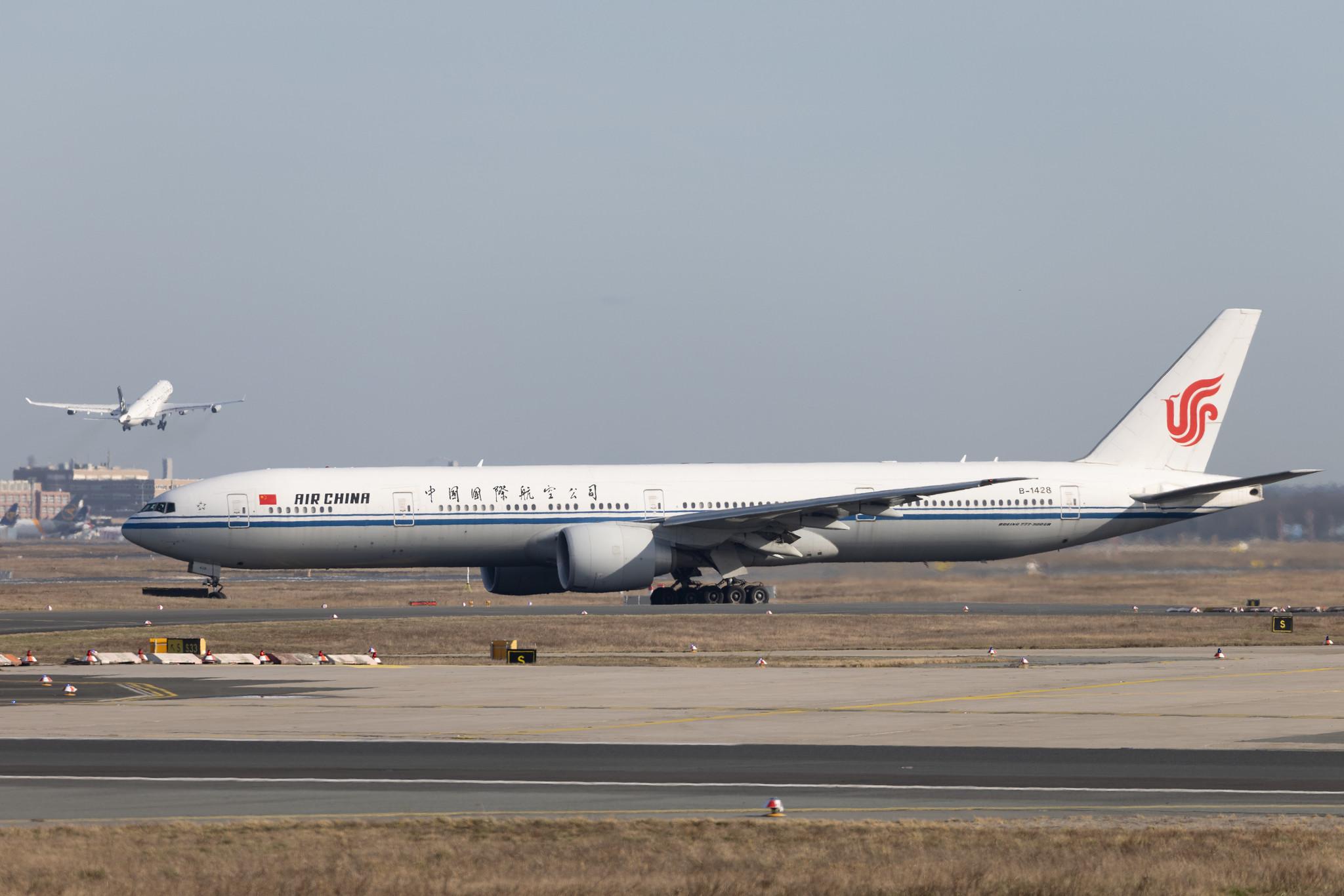 Frankfurt Airport: Air China (CA / CCA) | Boeing 777-39L(ER) B77W | B-1428 | MSN 63355