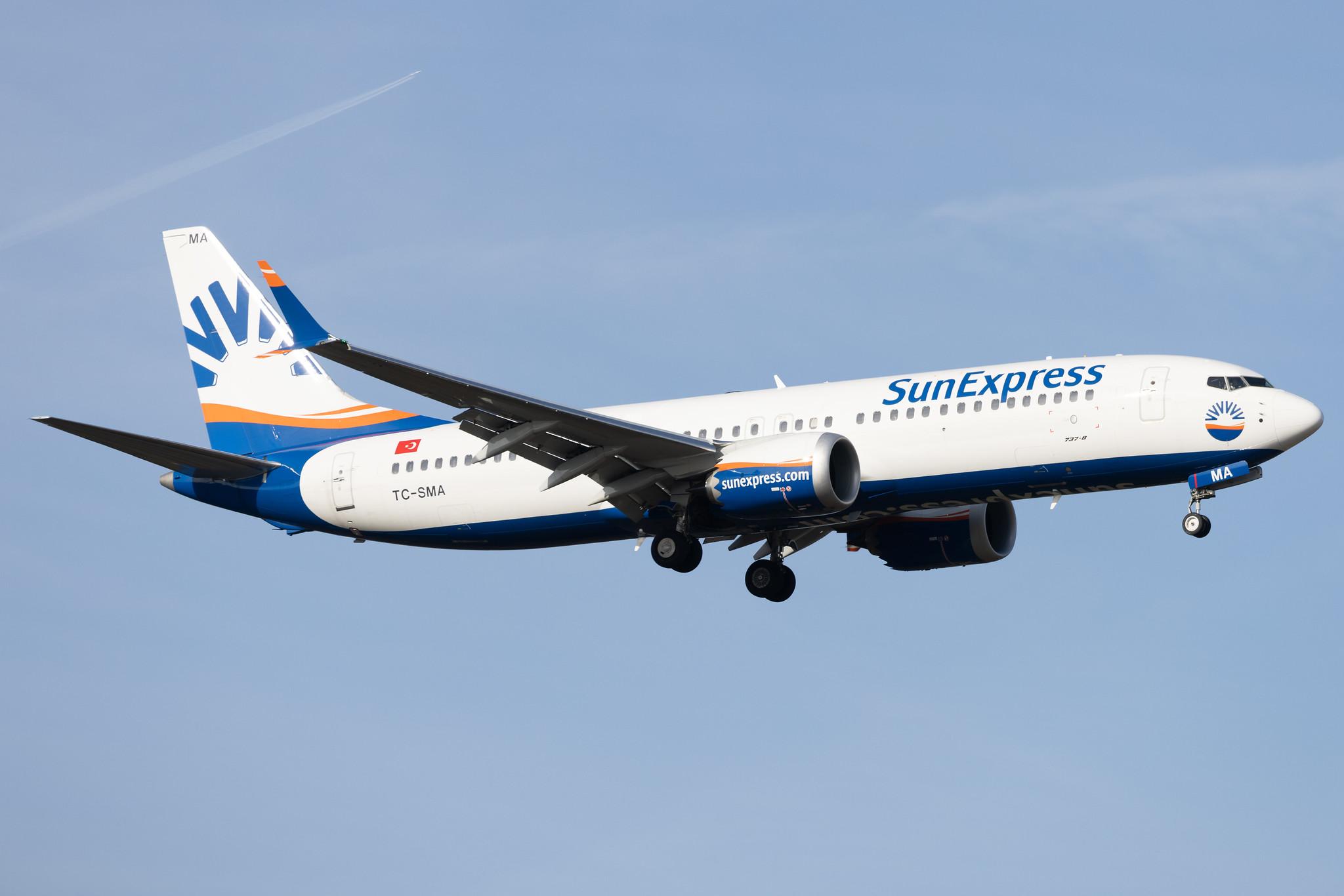 Frankfurt Airport: SunExpress (XQ / SXS) |  Boeing 737 MAX 8 B38M | TC-SMA | MSN 63603