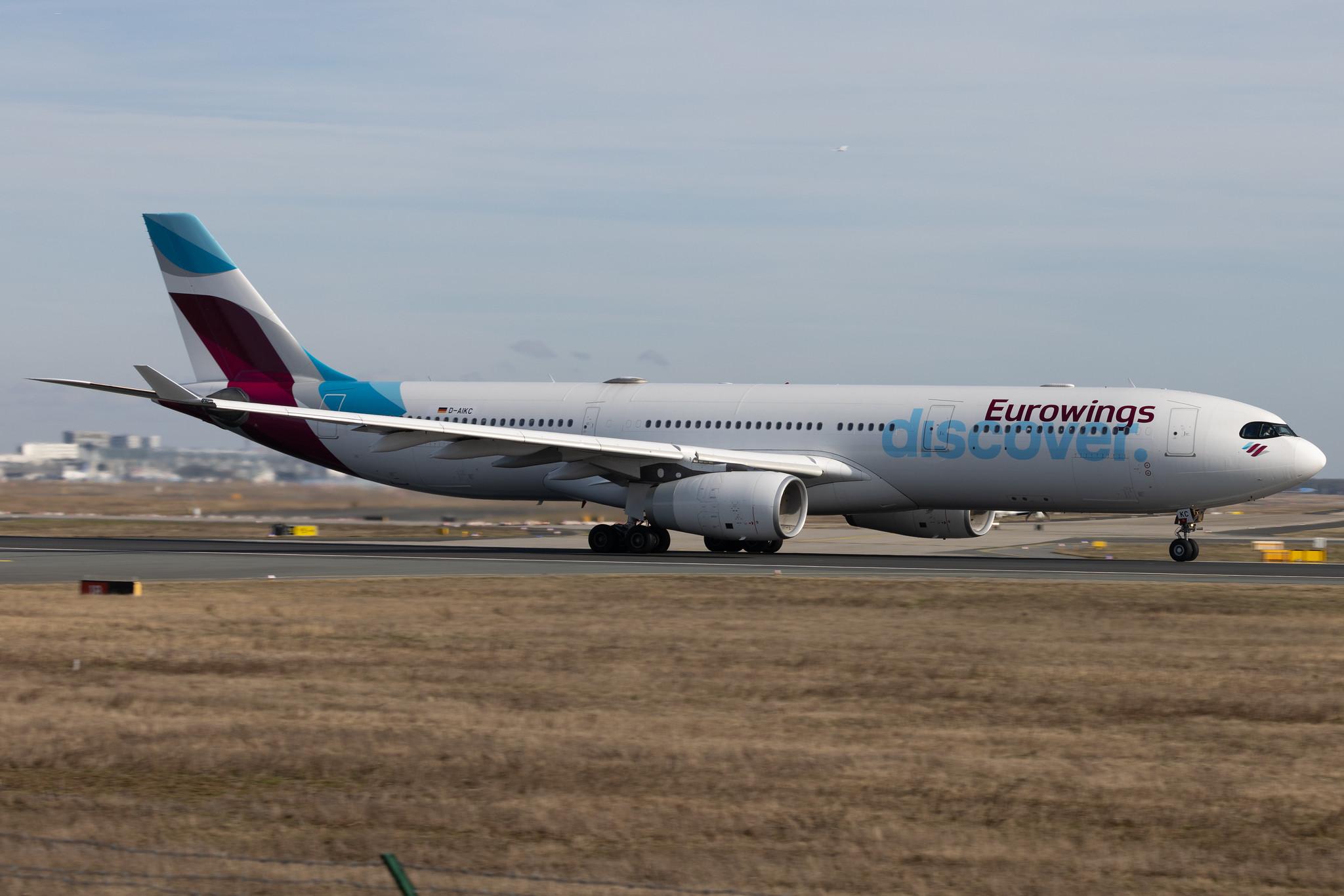 Frankfurt Airport: Eurowings Discover (4Y / OCN) | Airbus A330-343 A333 | D-AIKC | MSN 0579