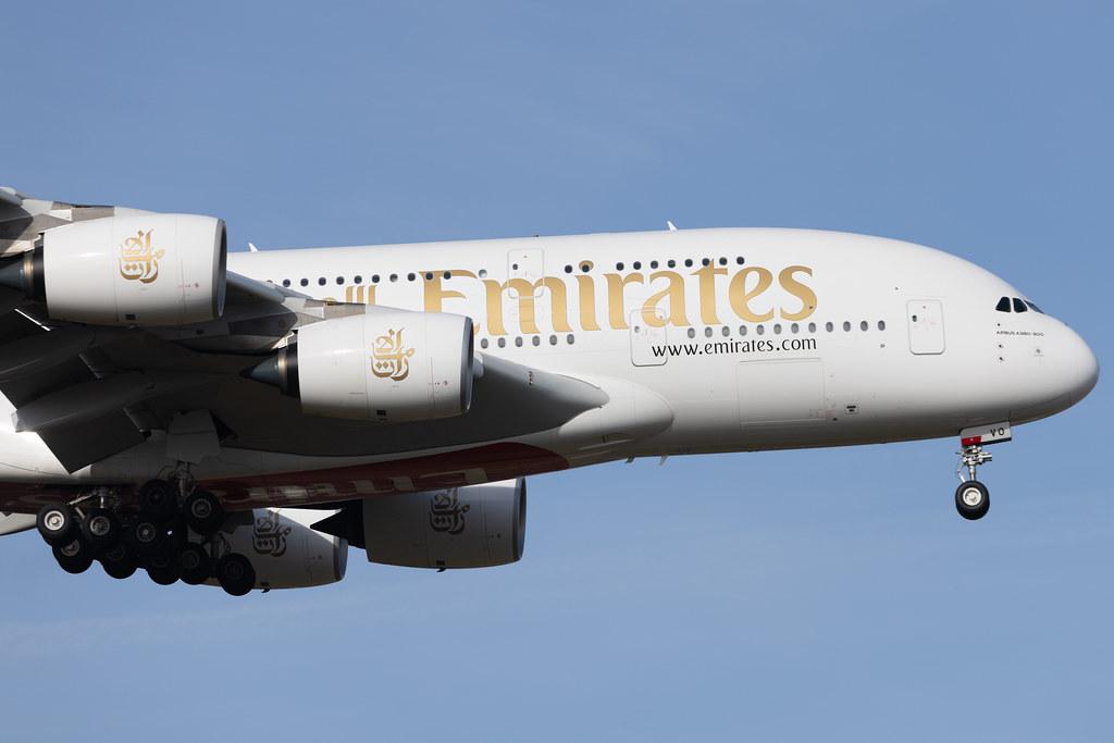 Frankfurt Airport: Emirates (EK / UAE) | Airbus A380-842 A388 | A6-EVO | MSN 268