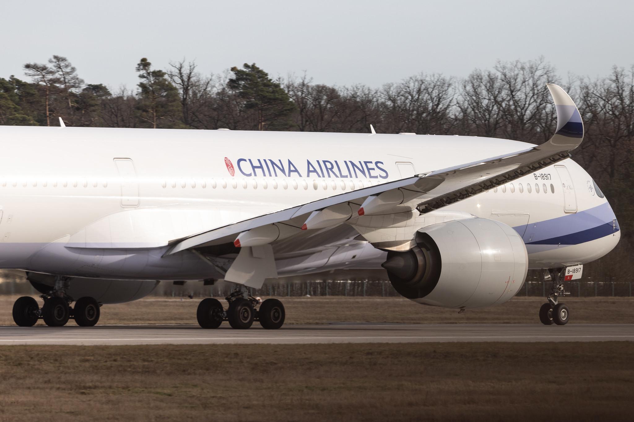 Frankfurt Airport: China Airlines (CI / CAL) | Airbus A350-941 A359 | B-18917 | MSN 208