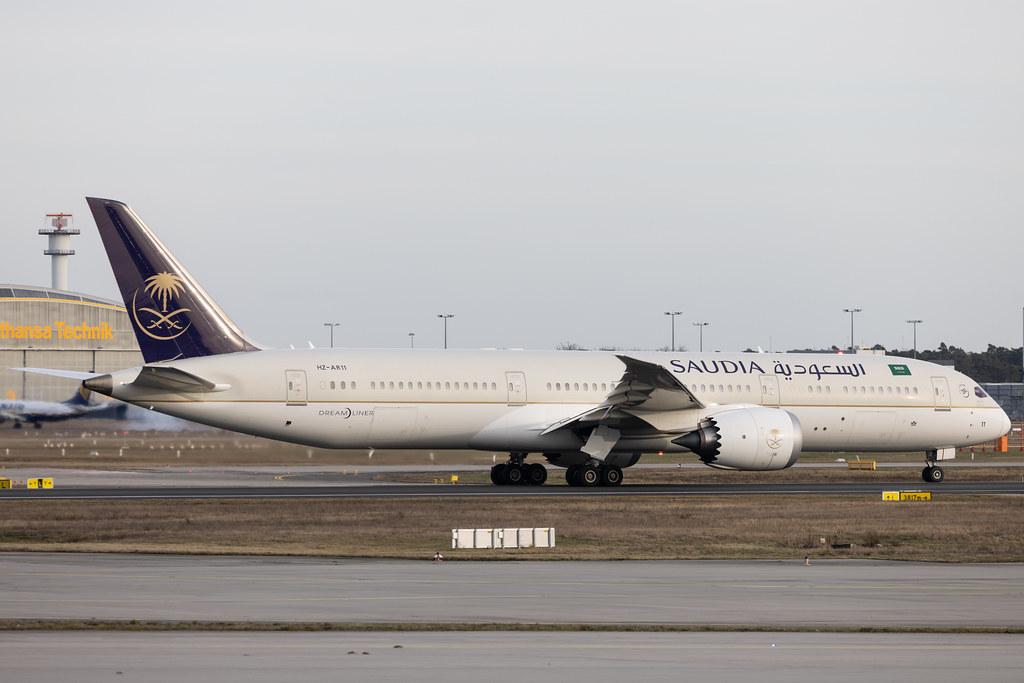 Frankfurt Airport: Saudia (SV / SVA) | Boeing 787-9 Dreamliner B789 | HZ-AR11 | MSN 40045