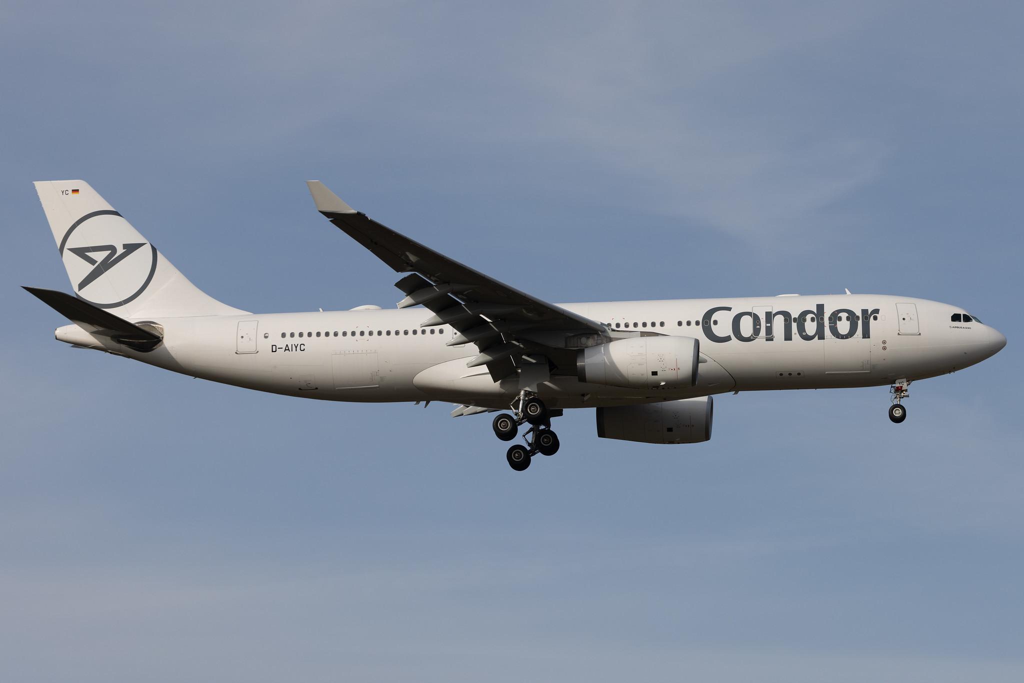 Frankfurt Airport: Condor (DE / CFG) |  Airbus A330-243 A332 | D-AIYC | MSN 0975