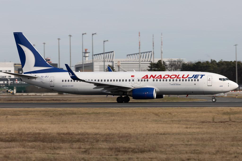 Frankfurt Airport: AnadoluJet (TK / THY) | Operator: Turkish Airlines | Boeing 737-8F2 B738 | TC-JFJ | MSN 29772