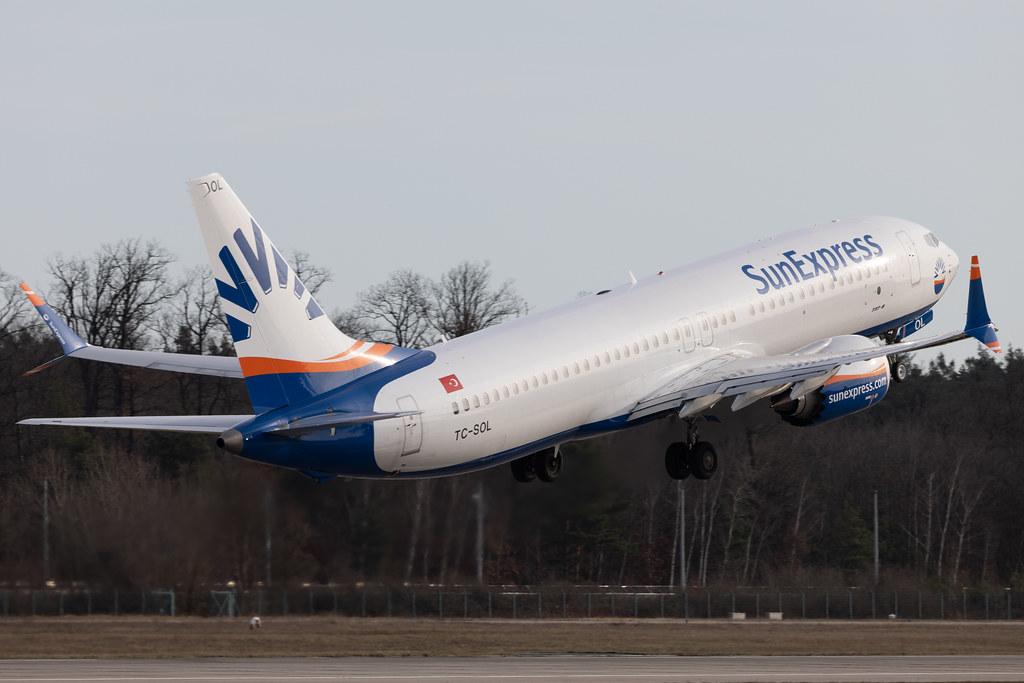 Frankfurt Airport: SunExpress (XQ / SXS) | Boeing 737 MAX 8 B38M | TC-SOL | MSN 61203