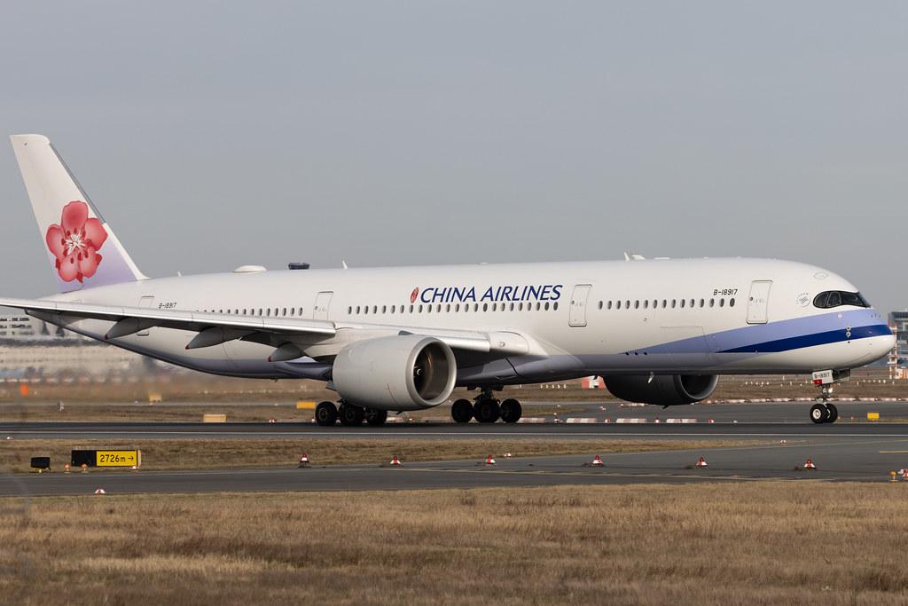 Frankfurt Airport: China Airlines (CI / CAL) | Airbus A350-941 A359 | B-18917 | MSN 208
