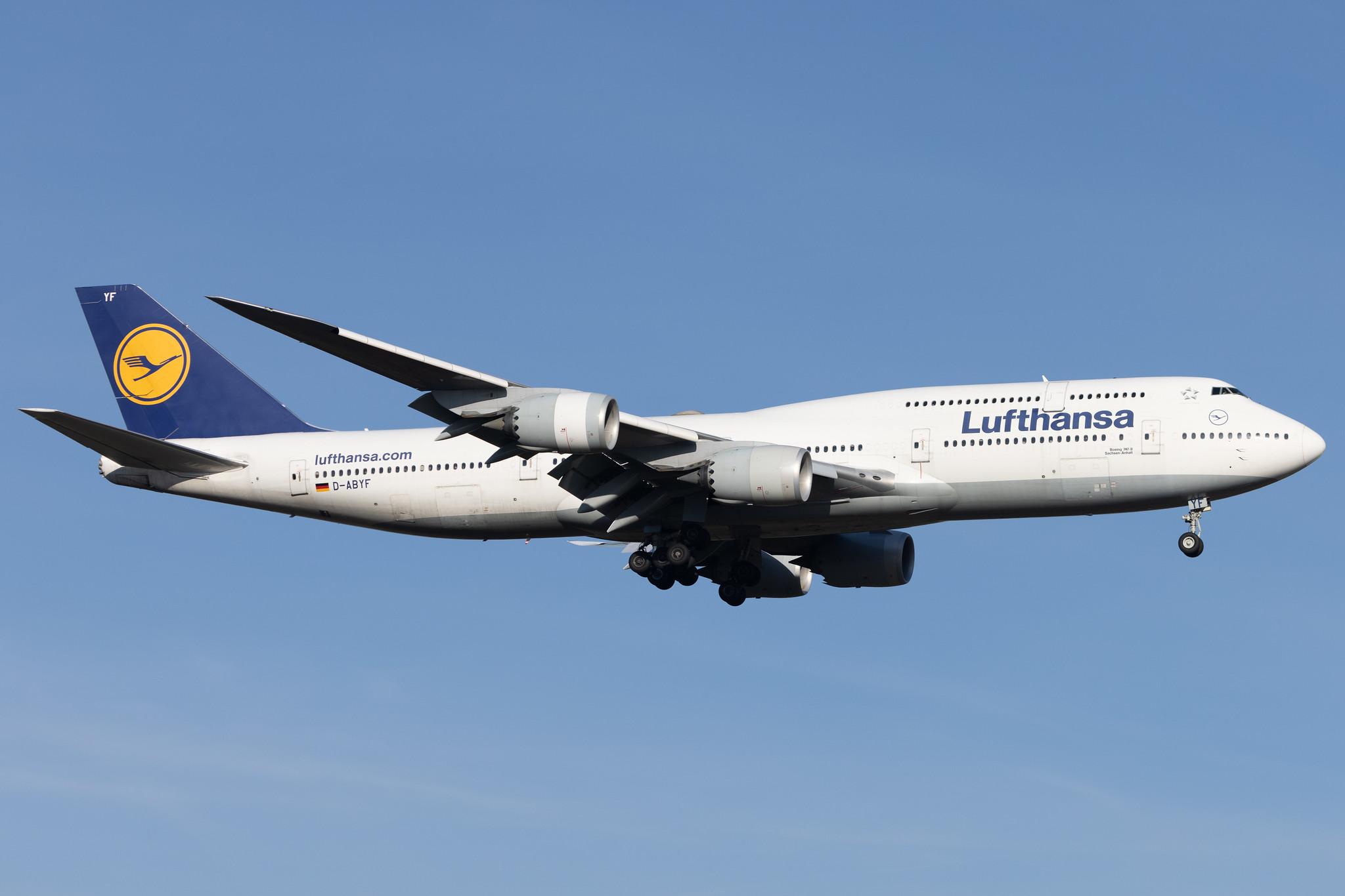 Frankfurt Airport: Lufthansa (LH / DLH) | Boeing 747-830 B748 | D-ABYF | MSN 37830