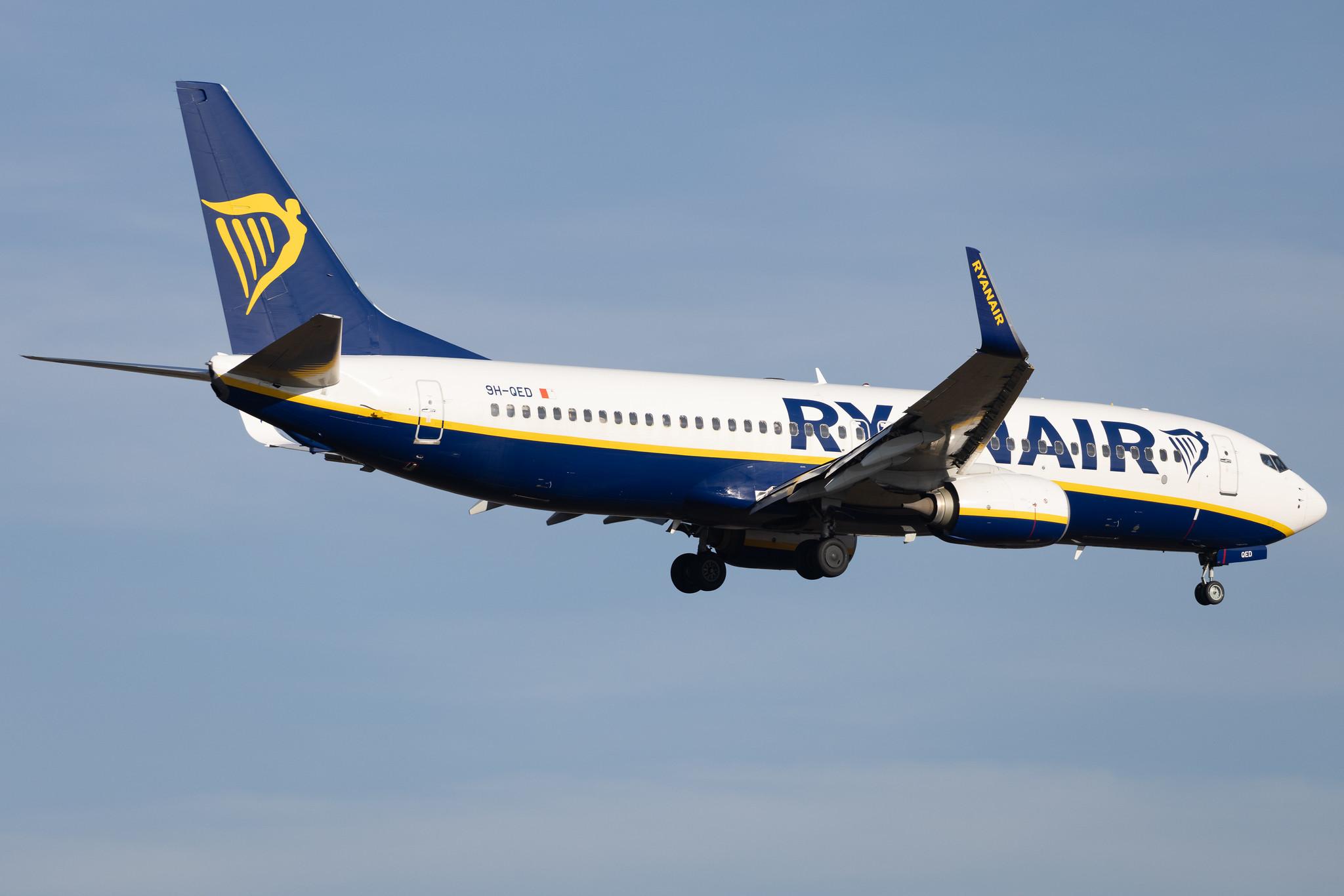 Frankfurt Airport: Ryanair (FR / RYR) | Operator: Malta Air | Boeing 737-8AS B738 | 9H-QED | MSN 44820