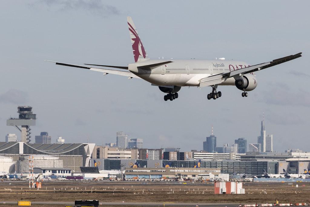Frankfurt Airport: Qatar Airways (QR / QTR) | Boeing 777-3DZ(ER) B77W | A7-BAI | MSN 36095