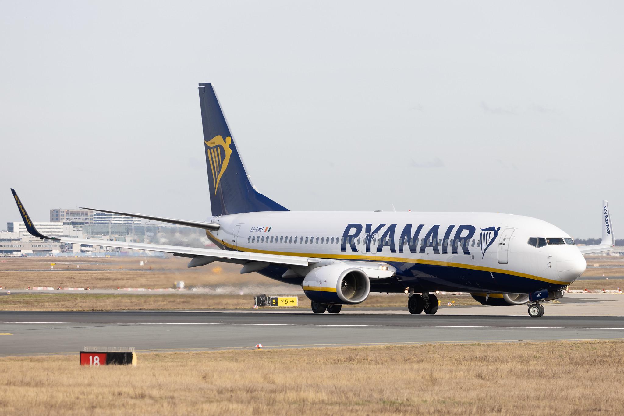 Frankfurt Airport: Ryanair (FR / RYR) | Boeing 737-8AS B738 | EI-EMD | MSN 38509