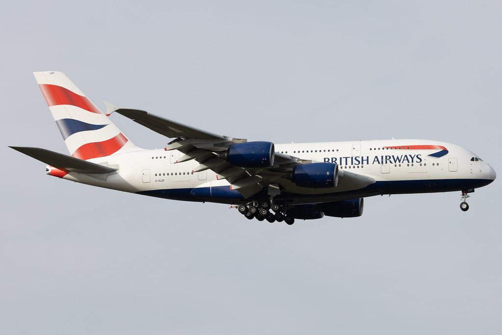 Frankfurt Airport: British Airways (BA / BAW) | Airbus A380-841 A388 | G-XLEF | MSN 151